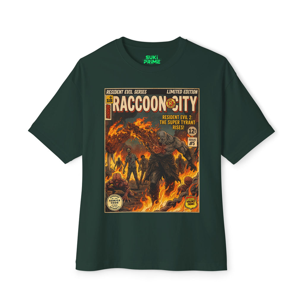 Resident Evil 2 Comic Cover Oversized T-Shirt