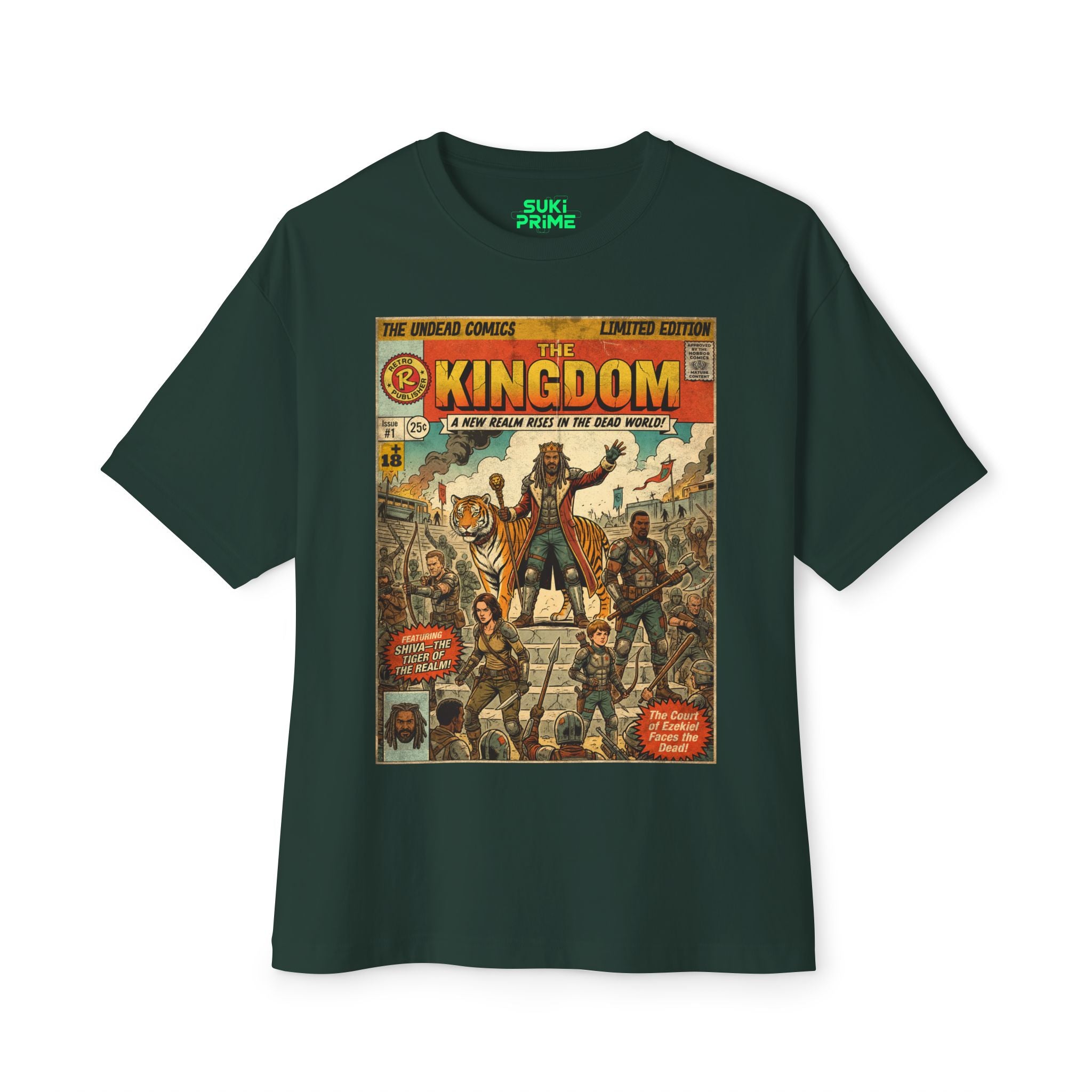The Kingdom Comic Cover Oversized T‑Shirt