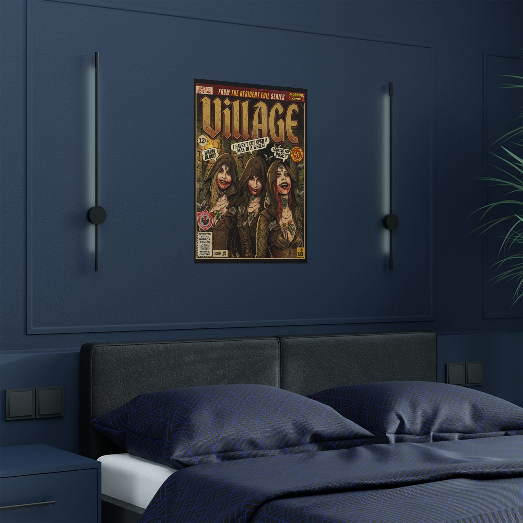 Resident Evil Village Comic Art Poster by SukiPrime