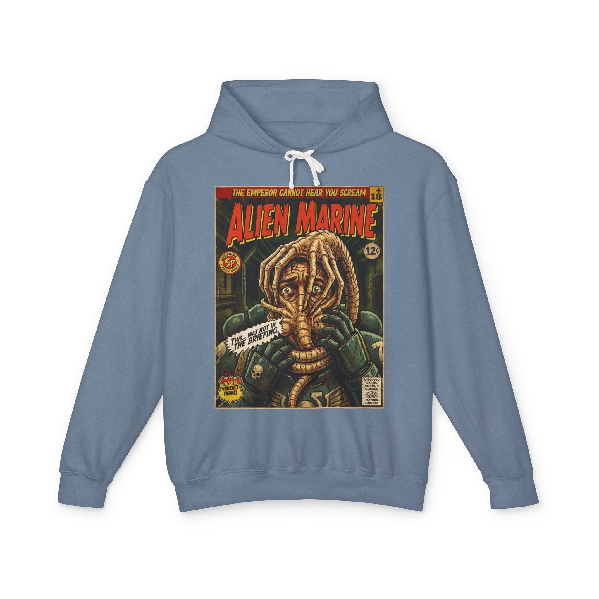 Alien Marine Comic Cover Hoodie