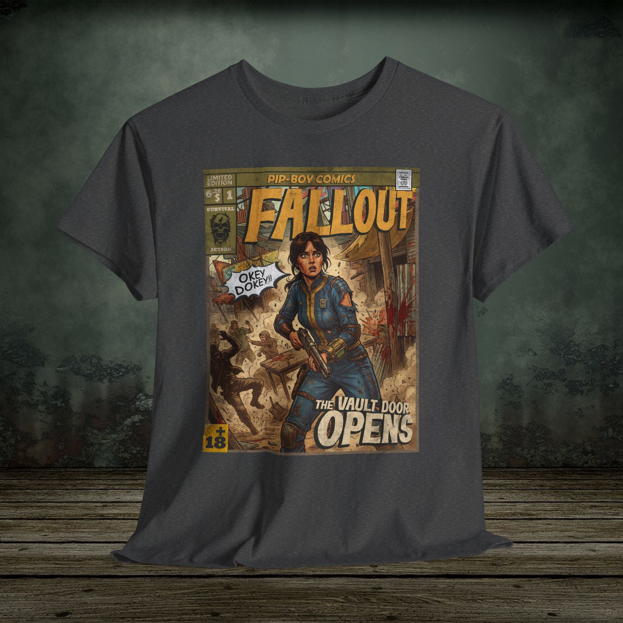 Vault Door Opens - Vintage Retro TV Series T-Shirt - SukiPrime