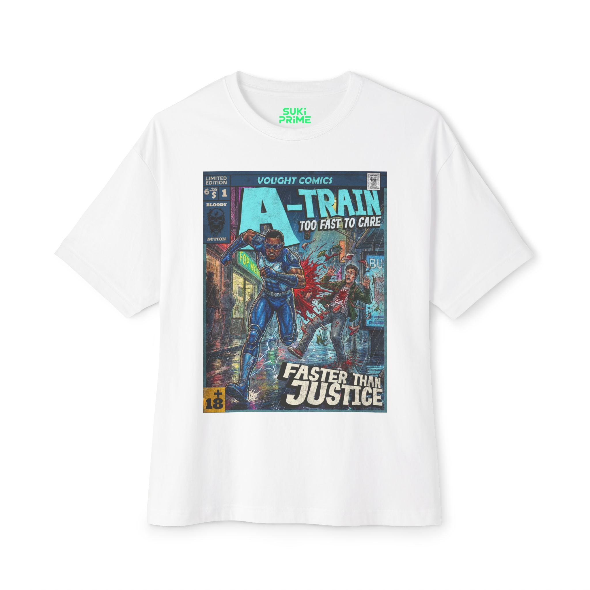 The Boys Comic Cover Oversized T‑Shirt