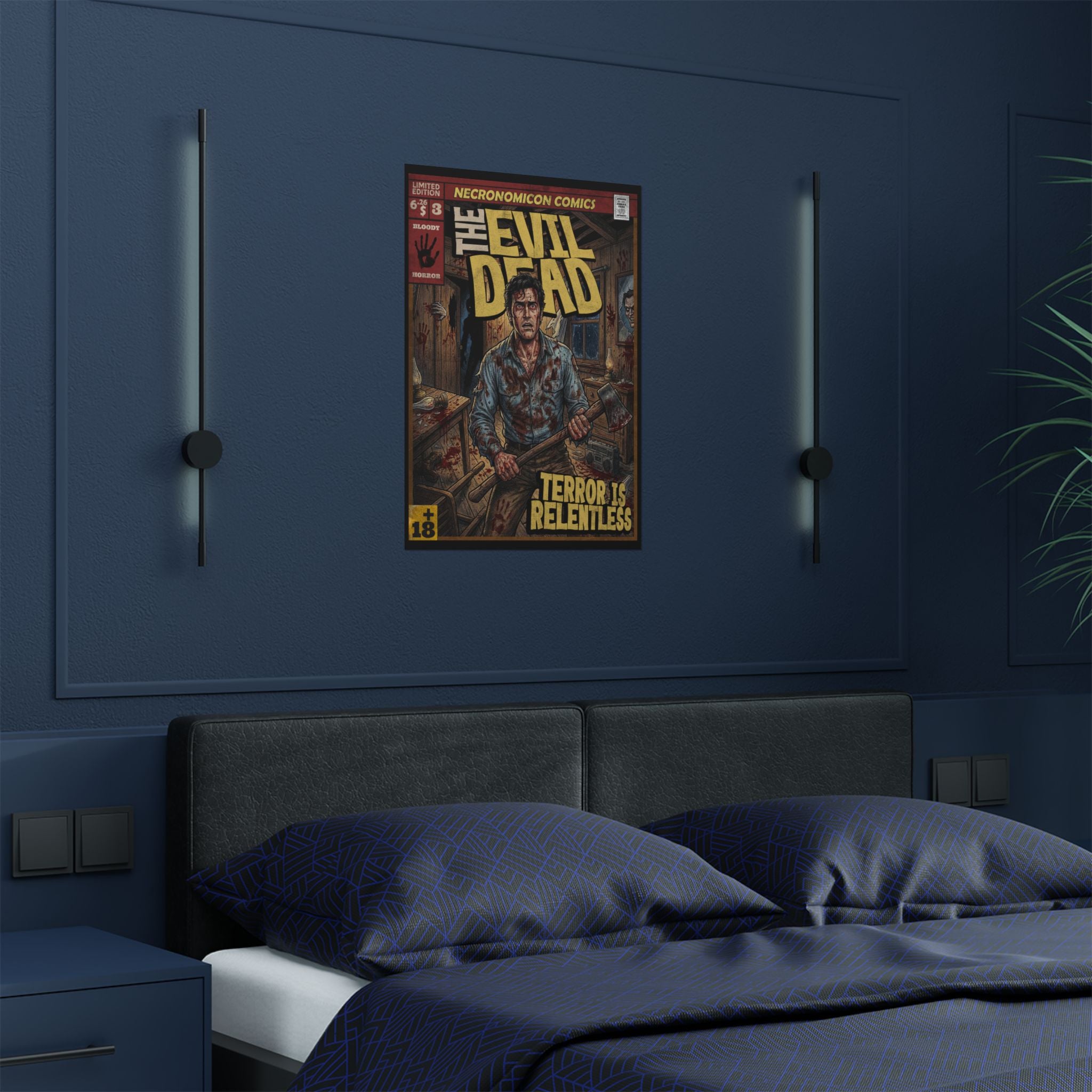The Evil Dead Movie Comic Satin Poster (300gsm) 18″ x 24″ (Vertical)