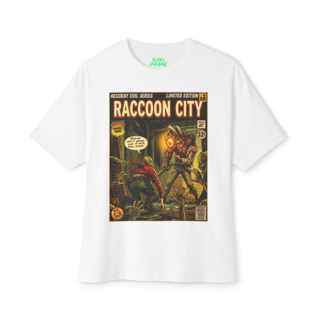 Resident Evil 2 Comic Cover Oversized T-Shirt