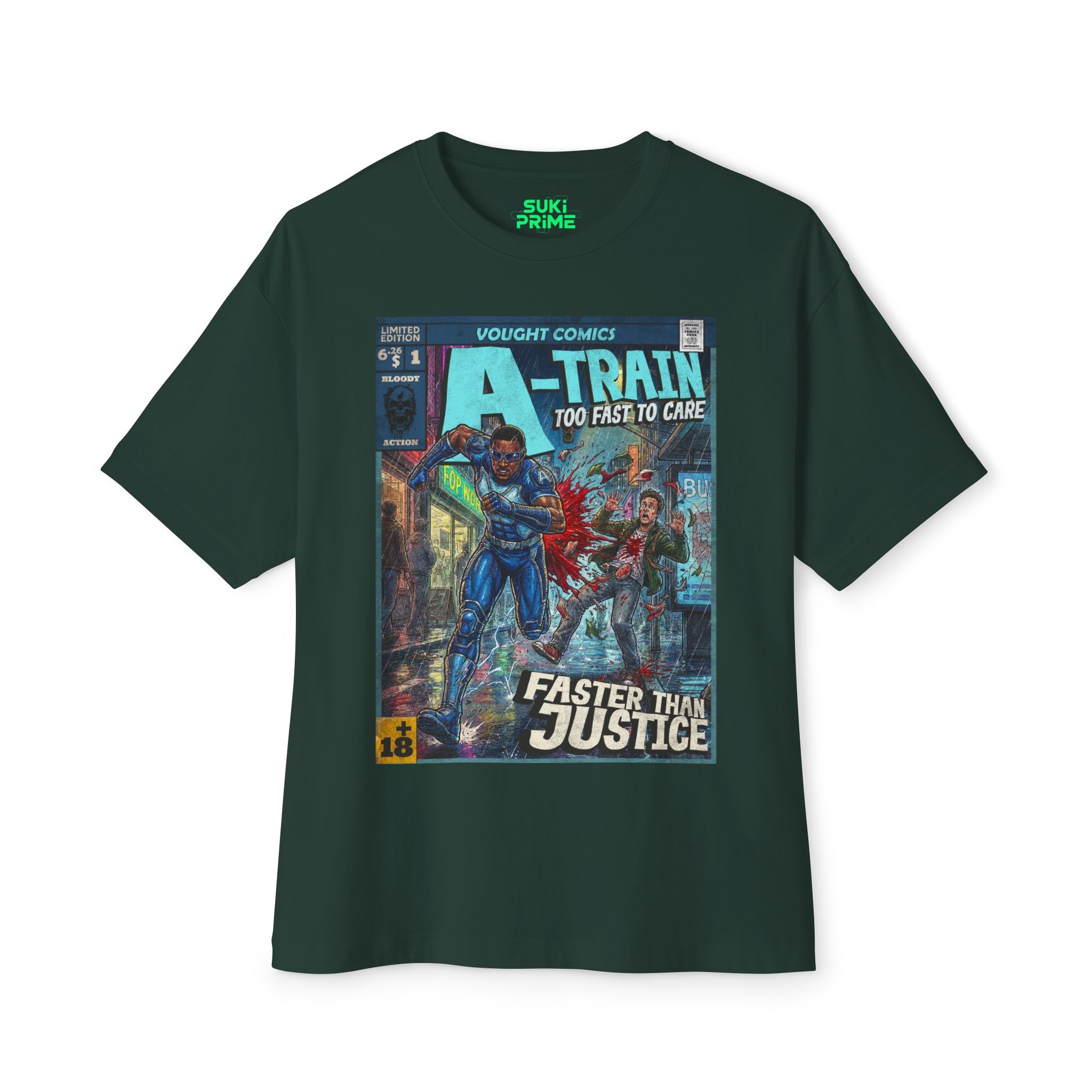 The Boys Comic Cover Oversized T‑Shirt
