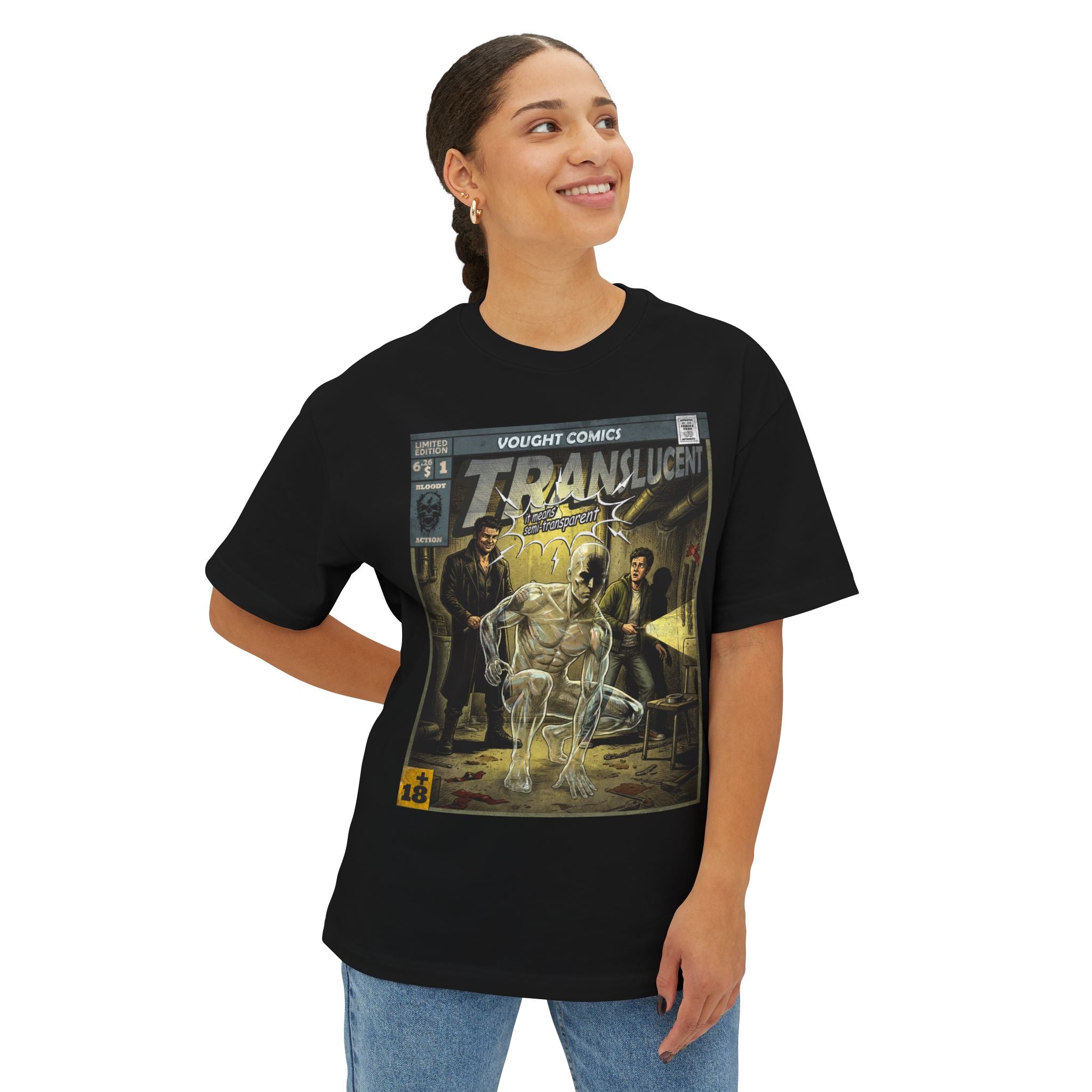 The Boys Comic Cover Oversized T‑Shirt