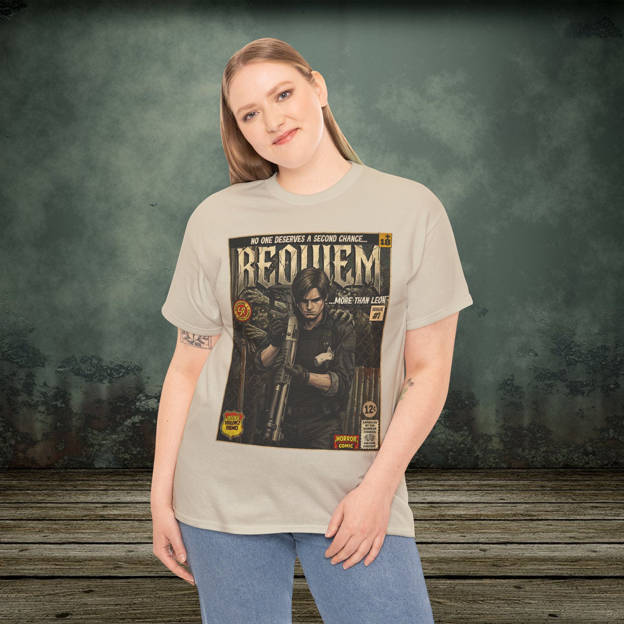 Resident Evil Requiem | Vintage Retro Gaming T-Shirt