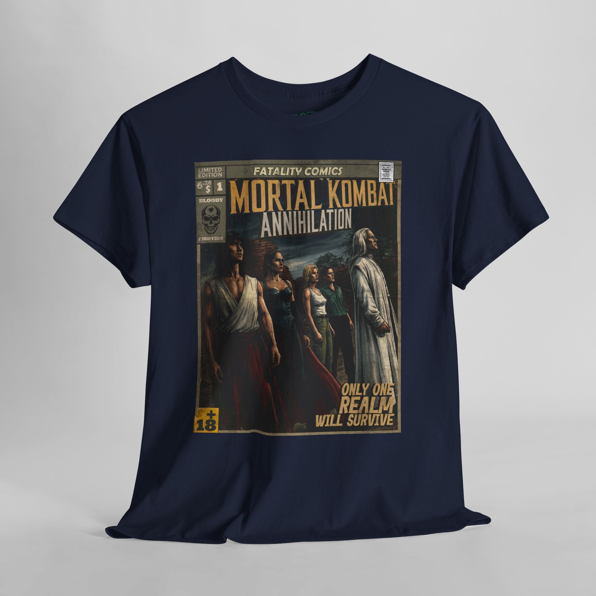 Mortal Kombat Vintage Retro Comic Cover T-Shirt