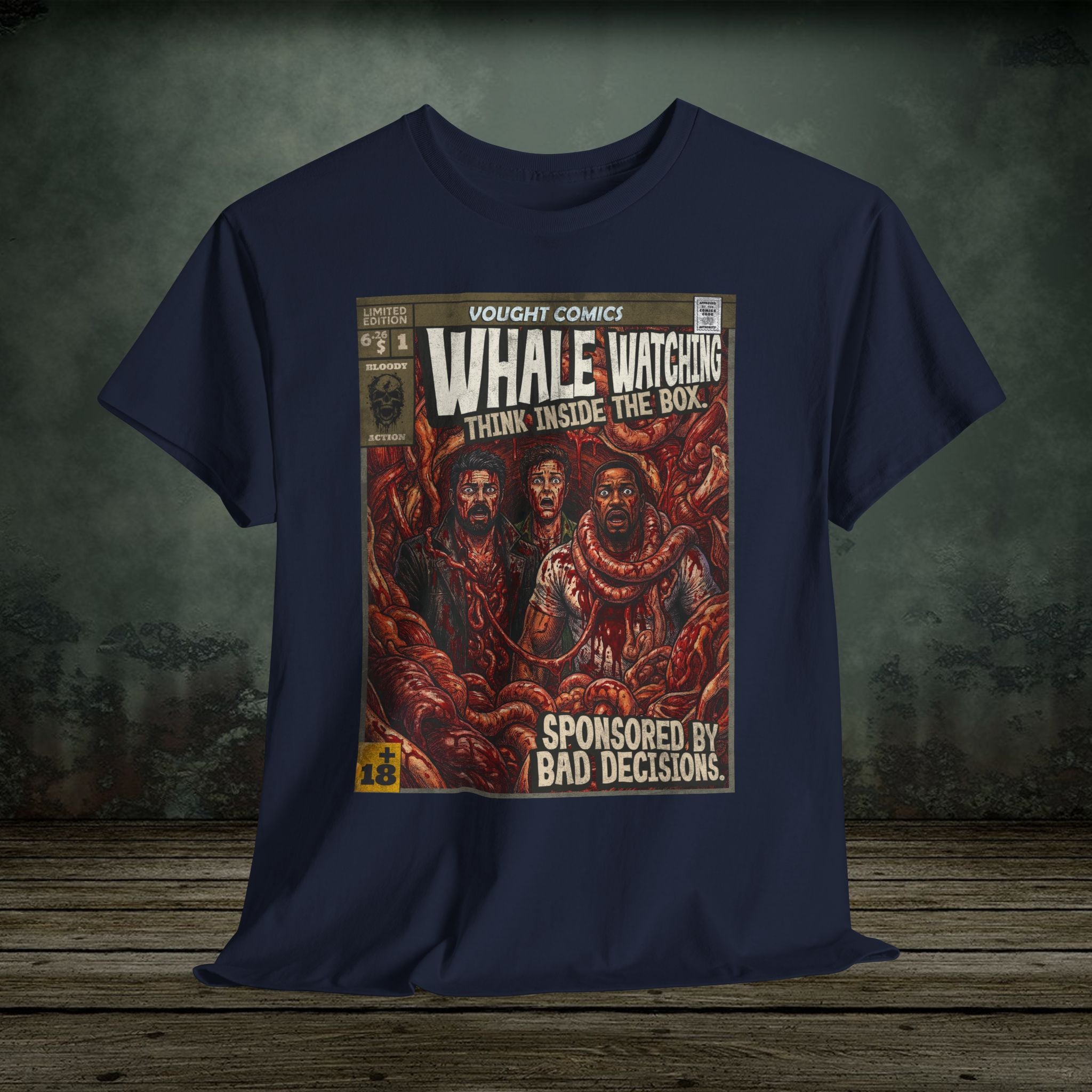 Whale Watching - Vintage Retro TV Series T-Shirt - SukiPrime