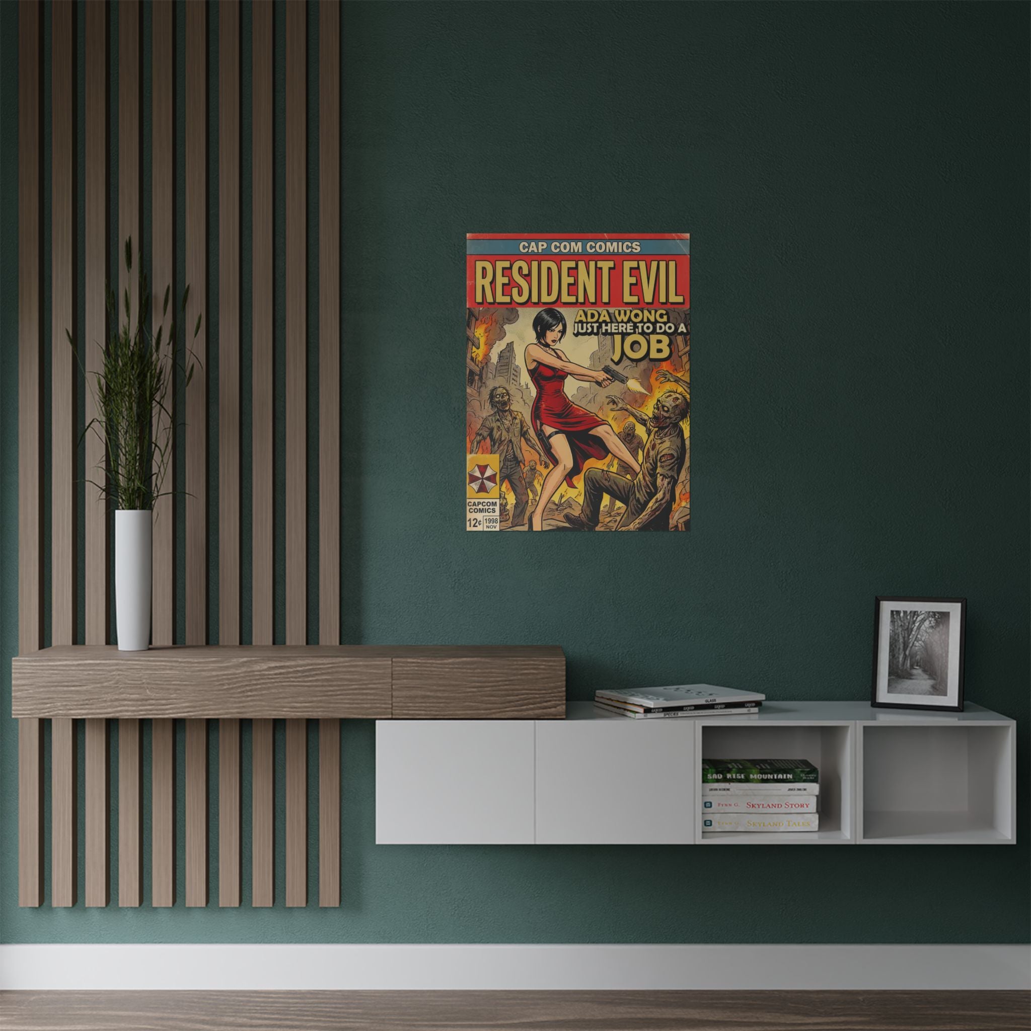 Ada Wong Resident Evil Comic Satin Poster (300gsm) 18″ x 24″ (Vertical)