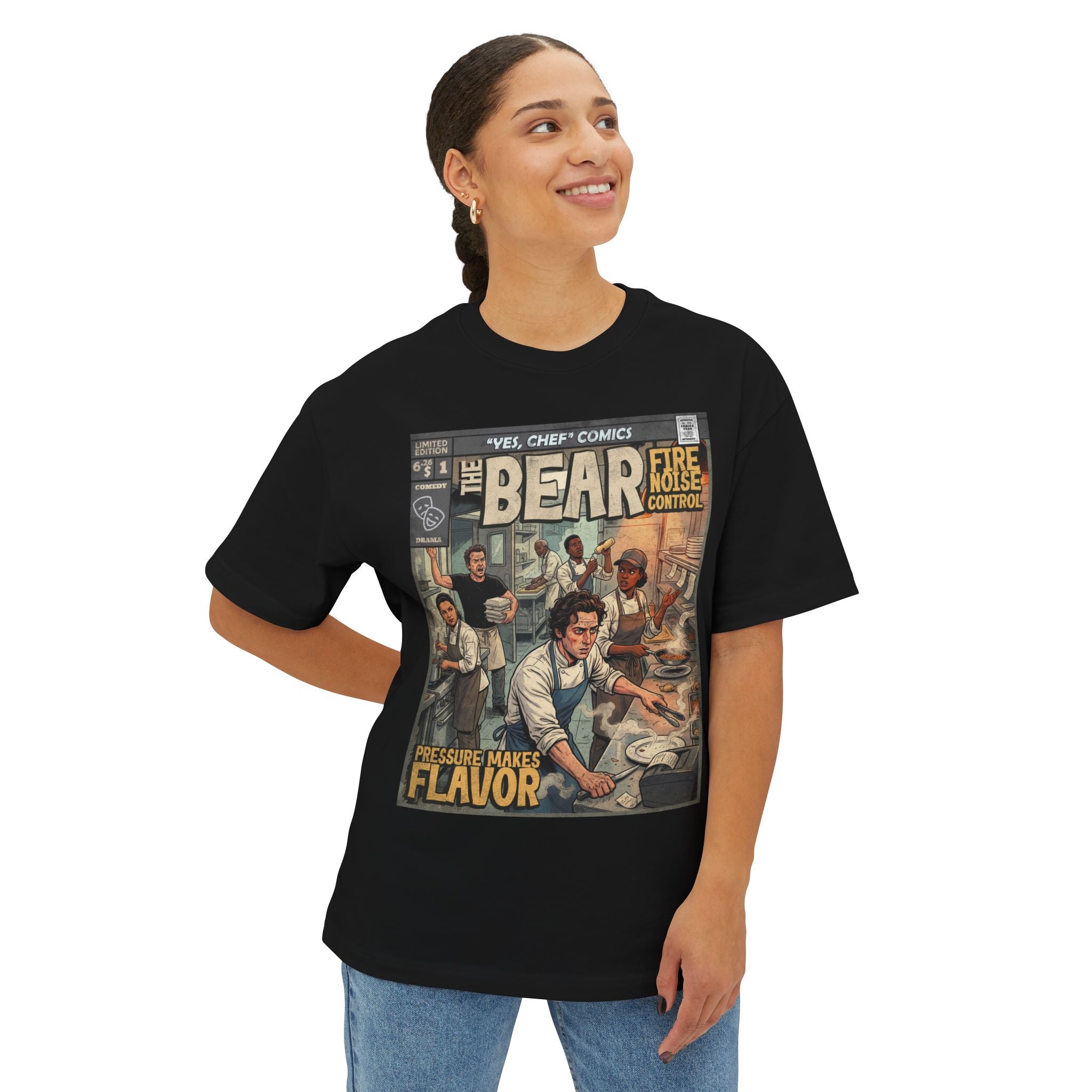 The Bear Comic Cover Oversized T‑Shirt