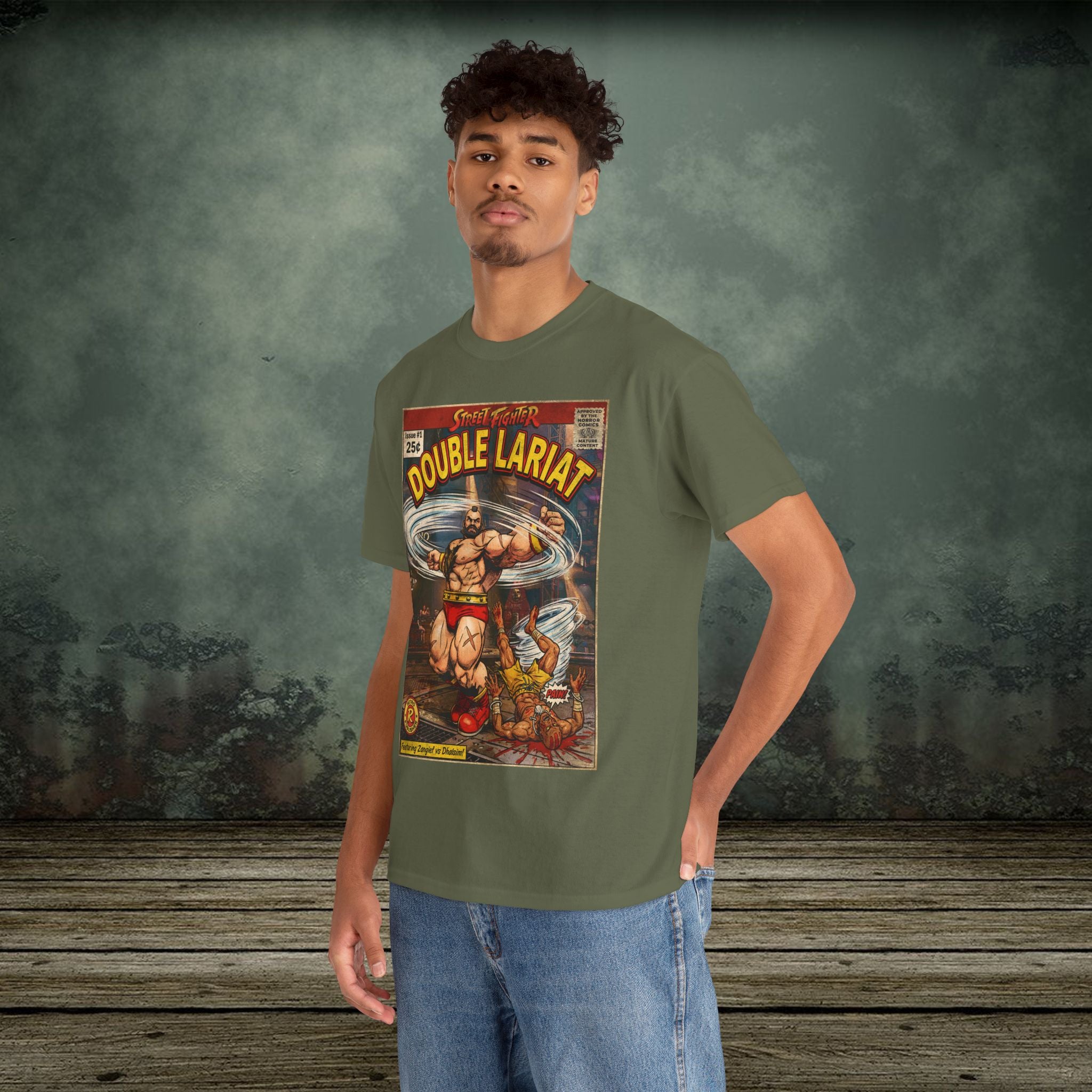 Street Fighter | Double Lariat | Vintage Retro Gaming T-Shirt
