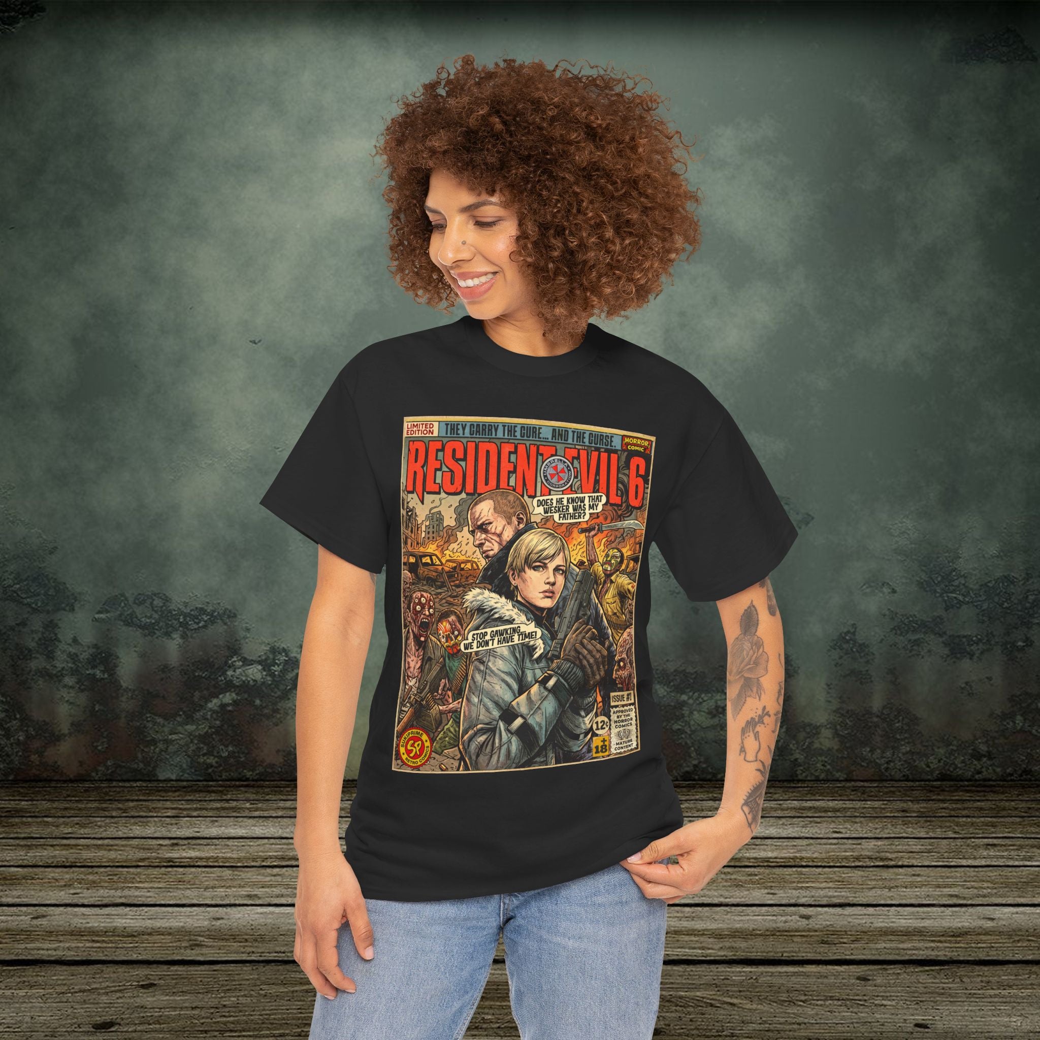 Resident Evil 6 Sherry and Jake Comic Art T-Shirt