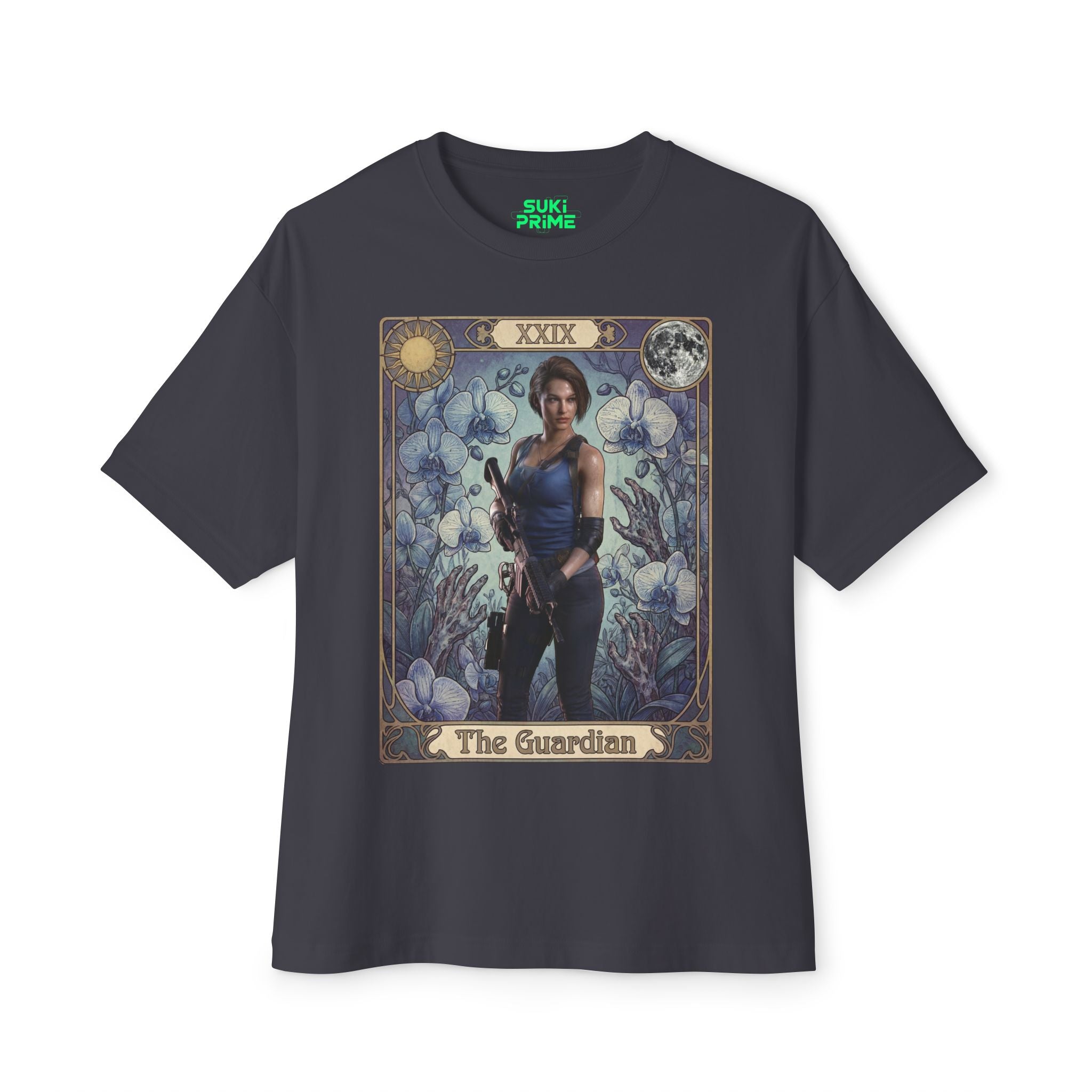 Jill Valentine Comic Cover Oversized T-Shirt
