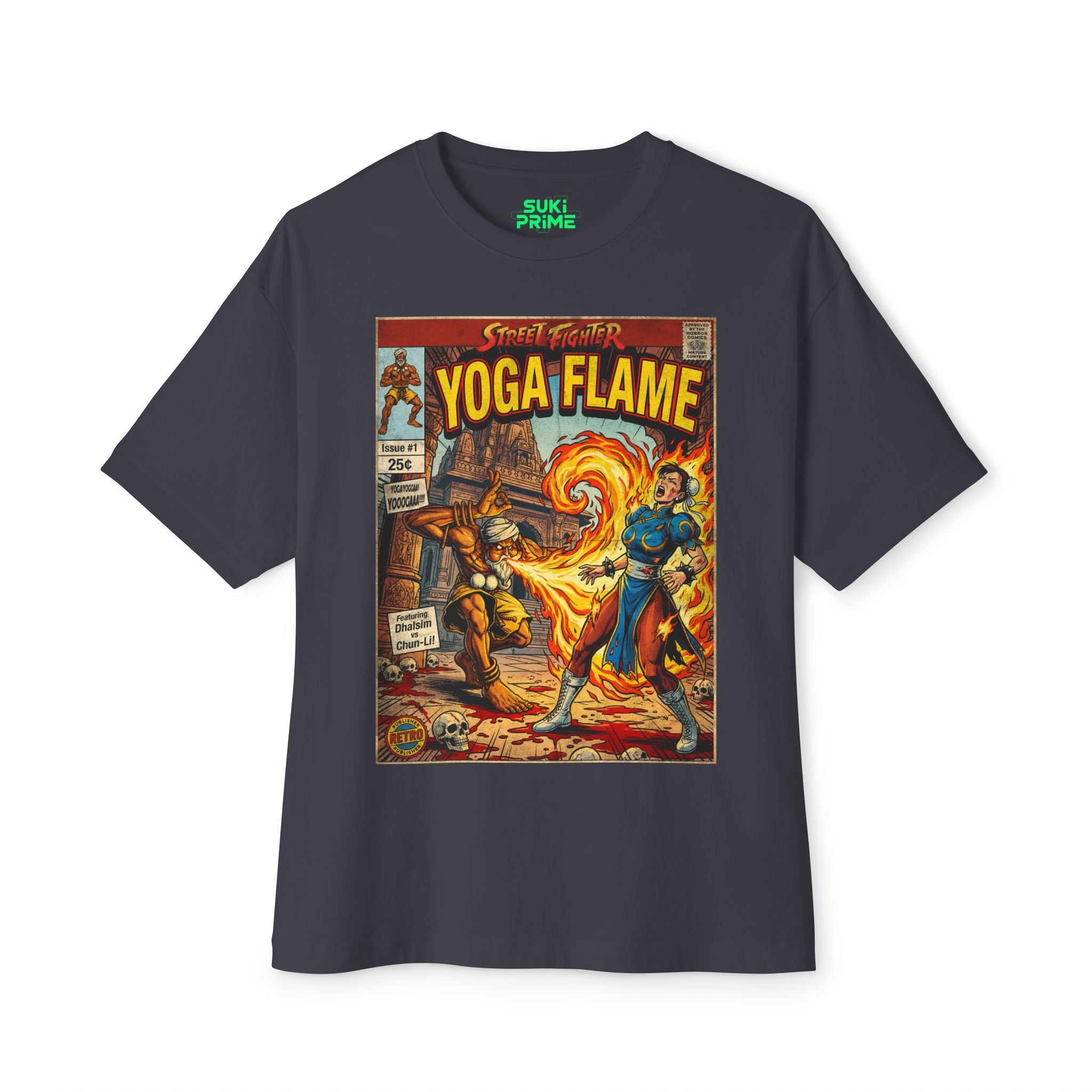 Dhalsim Street Fighter Comic Cover Oversized T-Shirt