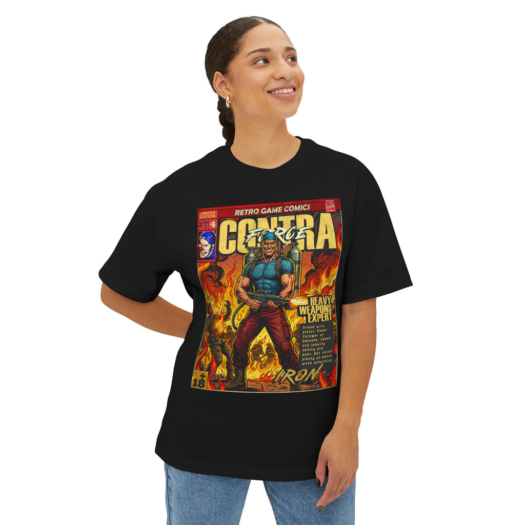 Contra Force Comic Cover Oversized T-Shirt