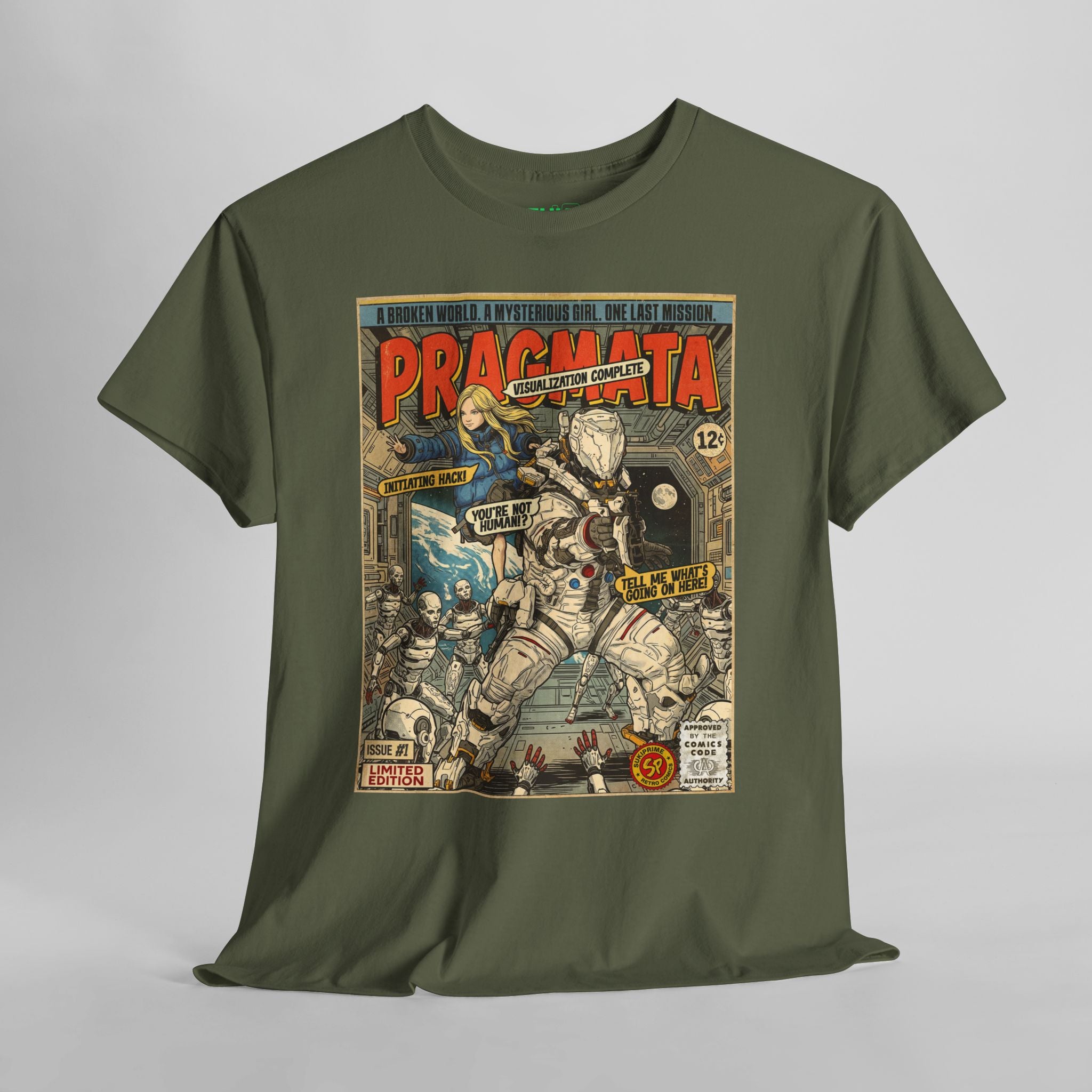 Pragmata Game Comic Art T-Shirt