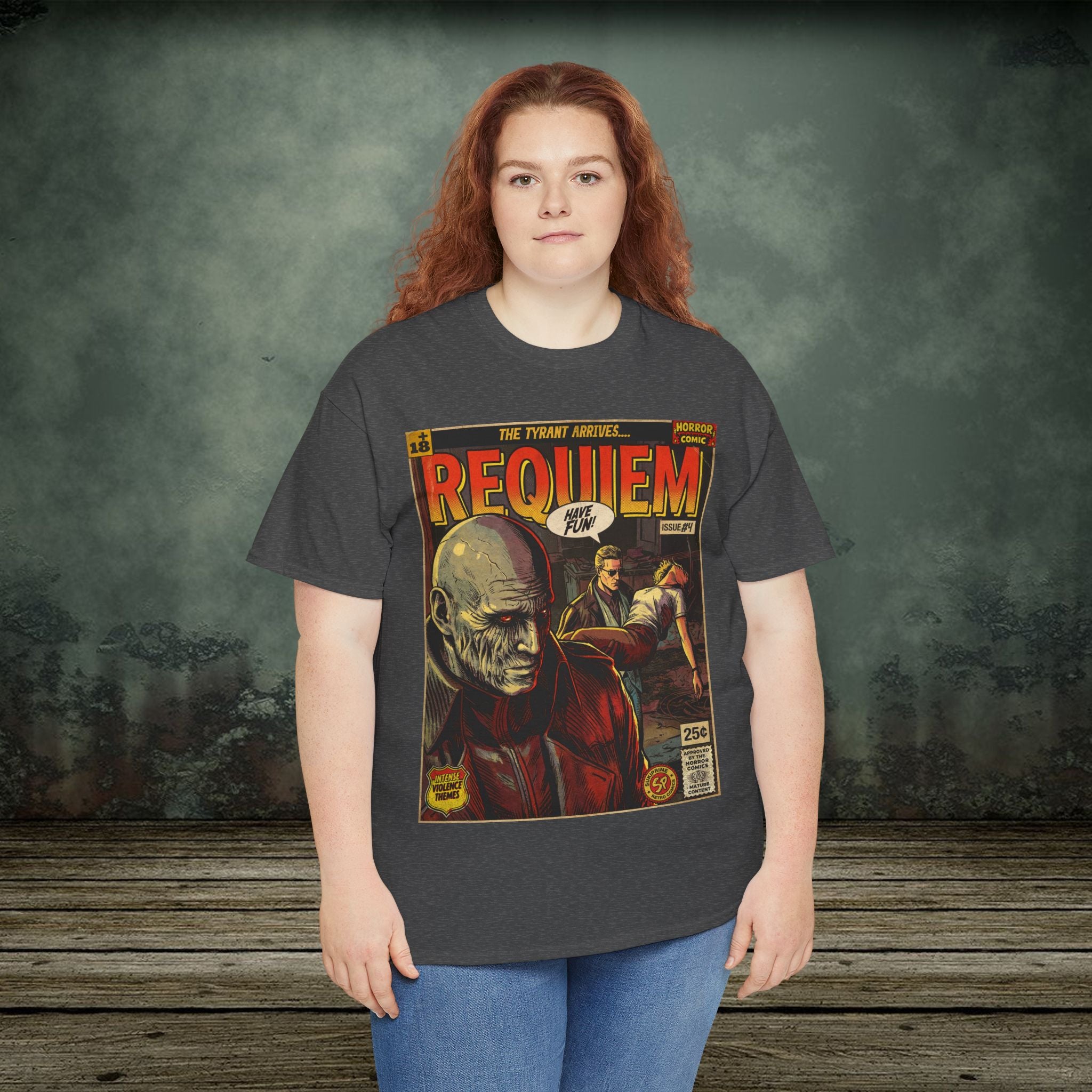 Resident Evil Requiem | Vintage Retro Gaming T-Shirt