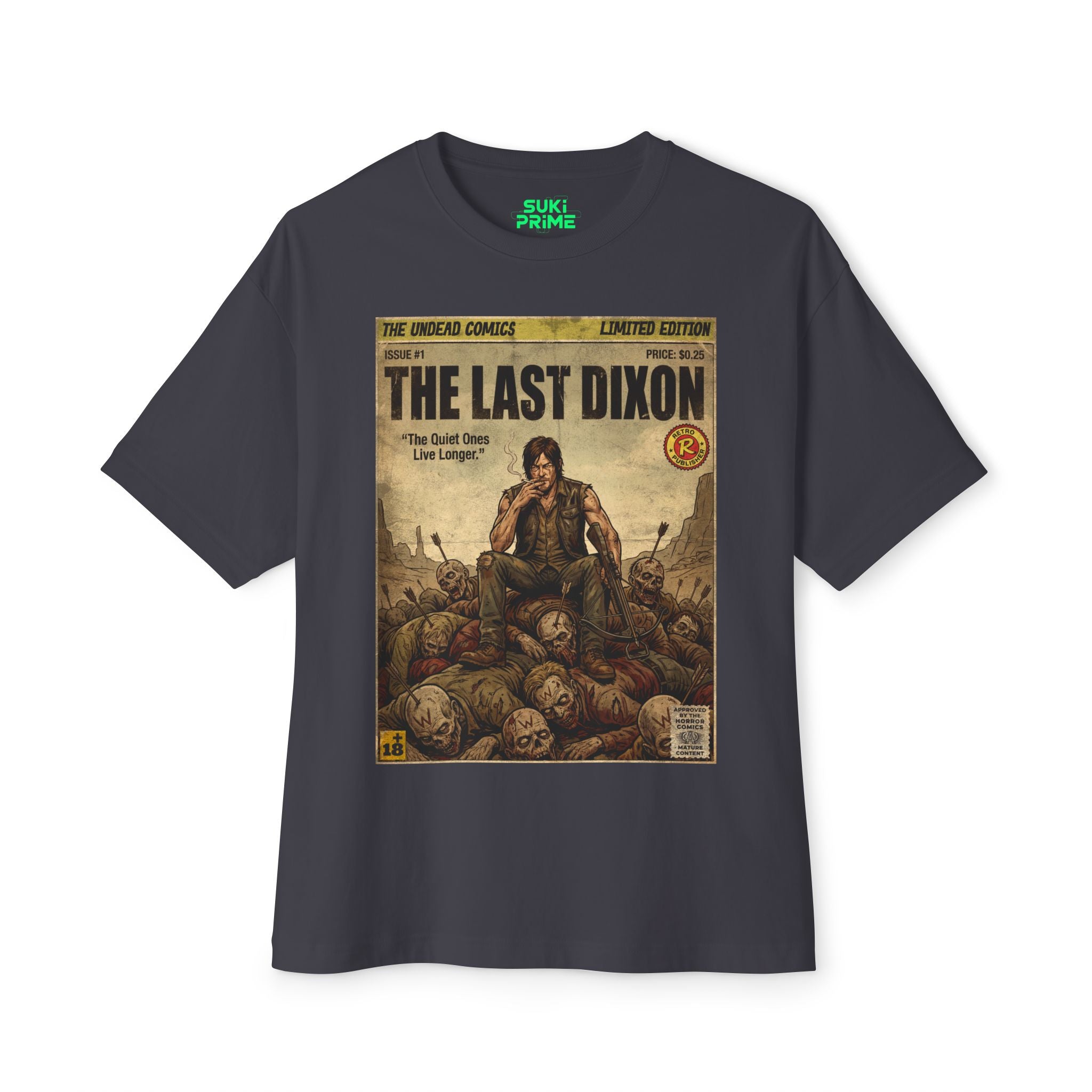The Last Dixon Comic Cover Oversized T‑Shirt