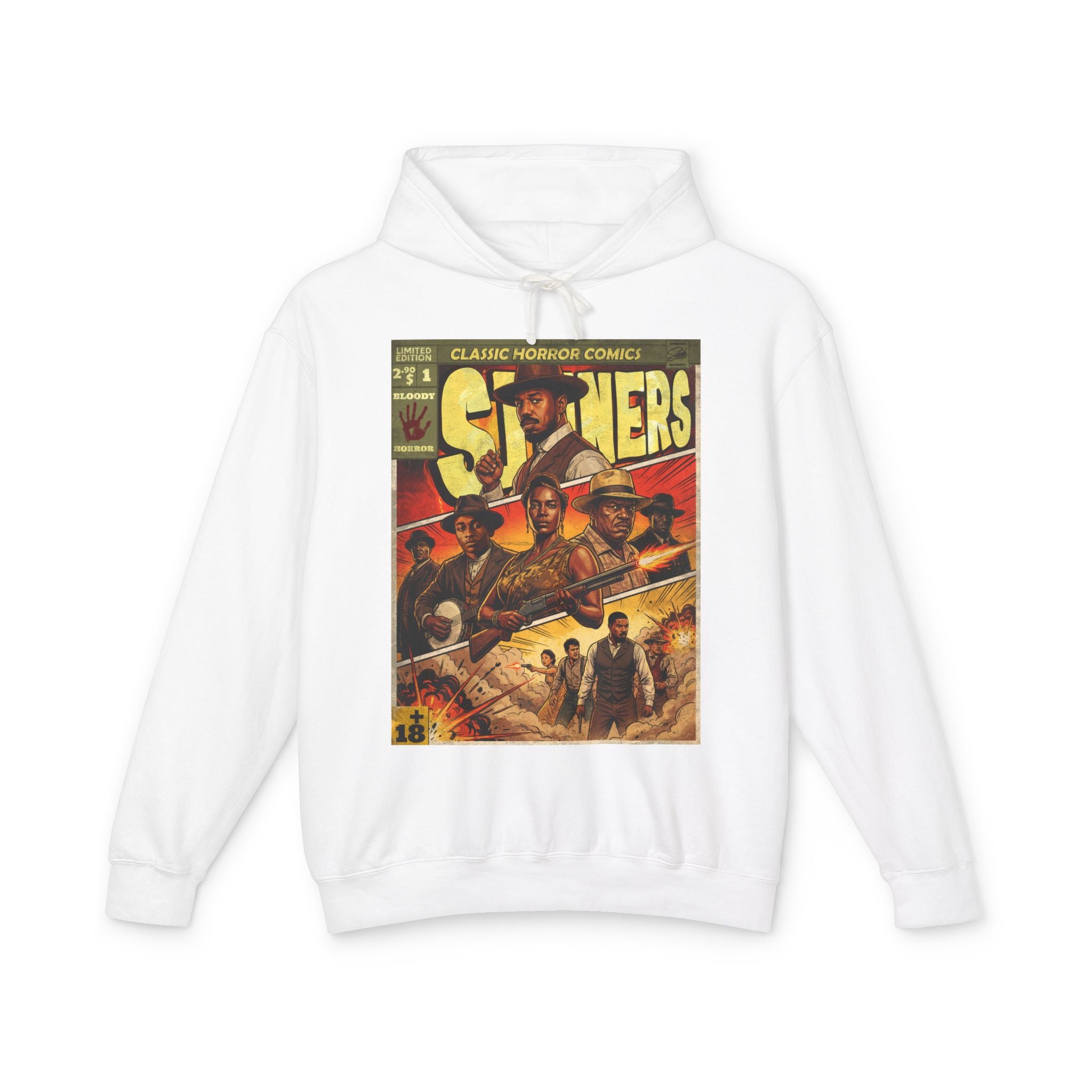 Sinners Movie Comic Cover Hoodie