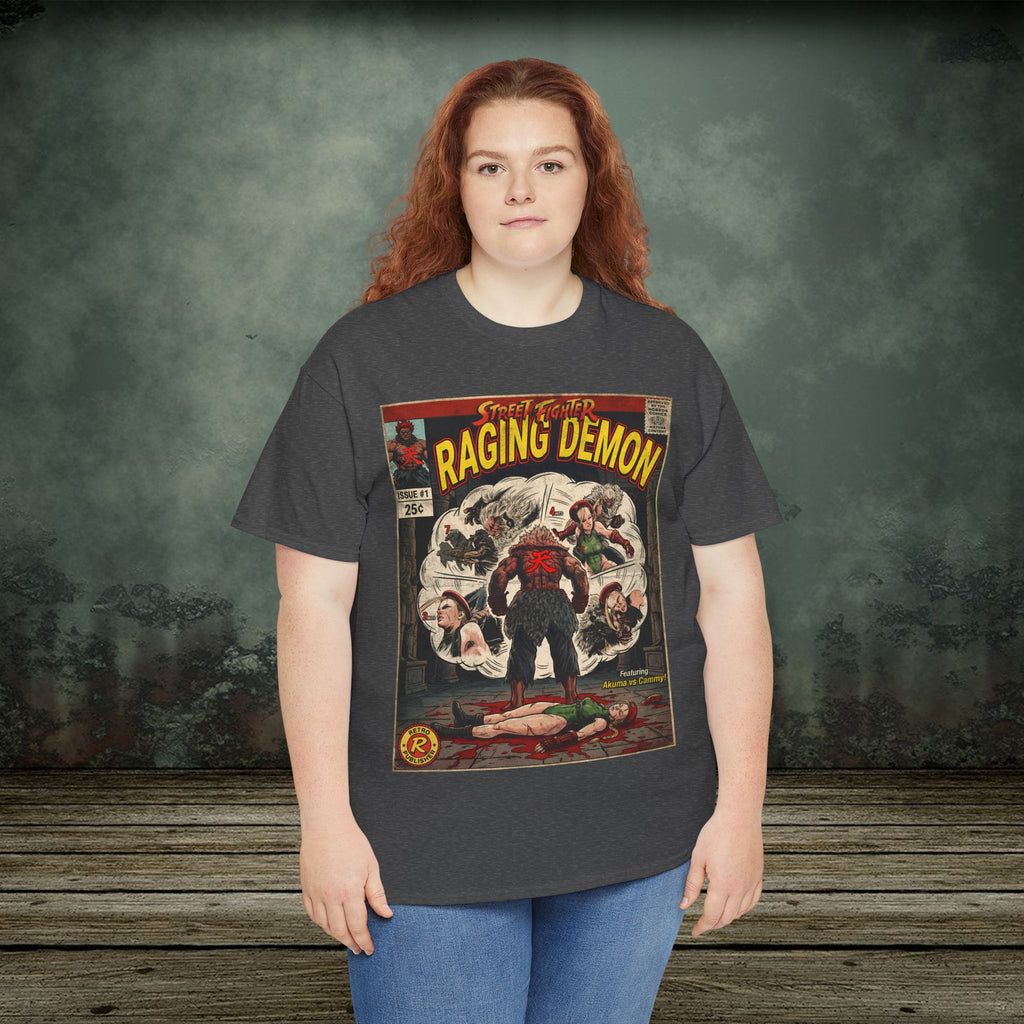 Street Fighter | Raging Demon | Vintage Retro Gaming T-Shirt