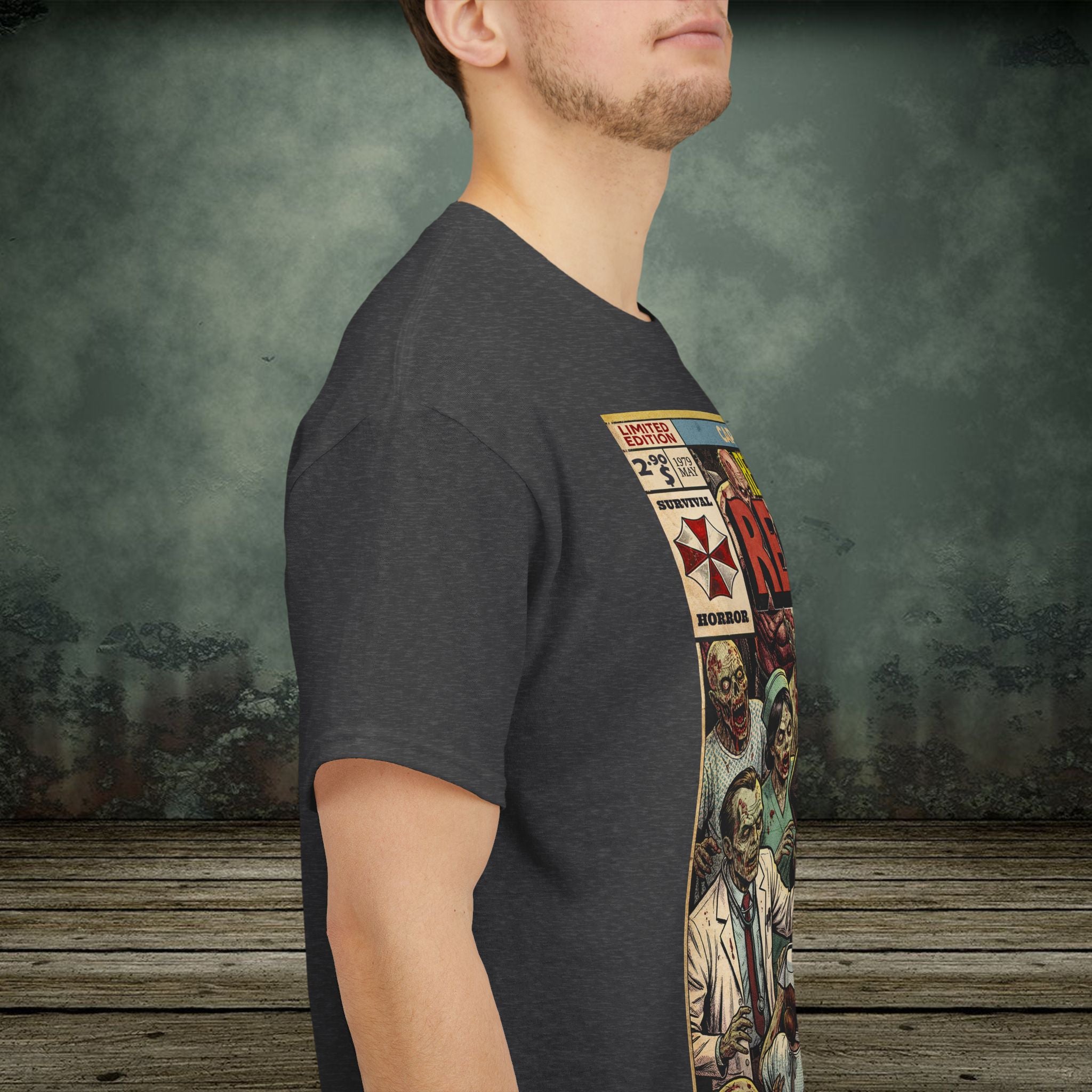 Resident Evil Requiem | Vintage Retro Gaming T-Shirt