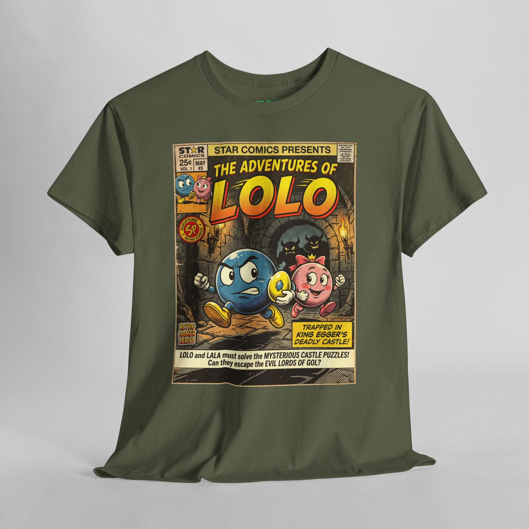 The Adventures of Lolo Comic ArtT-Shirt