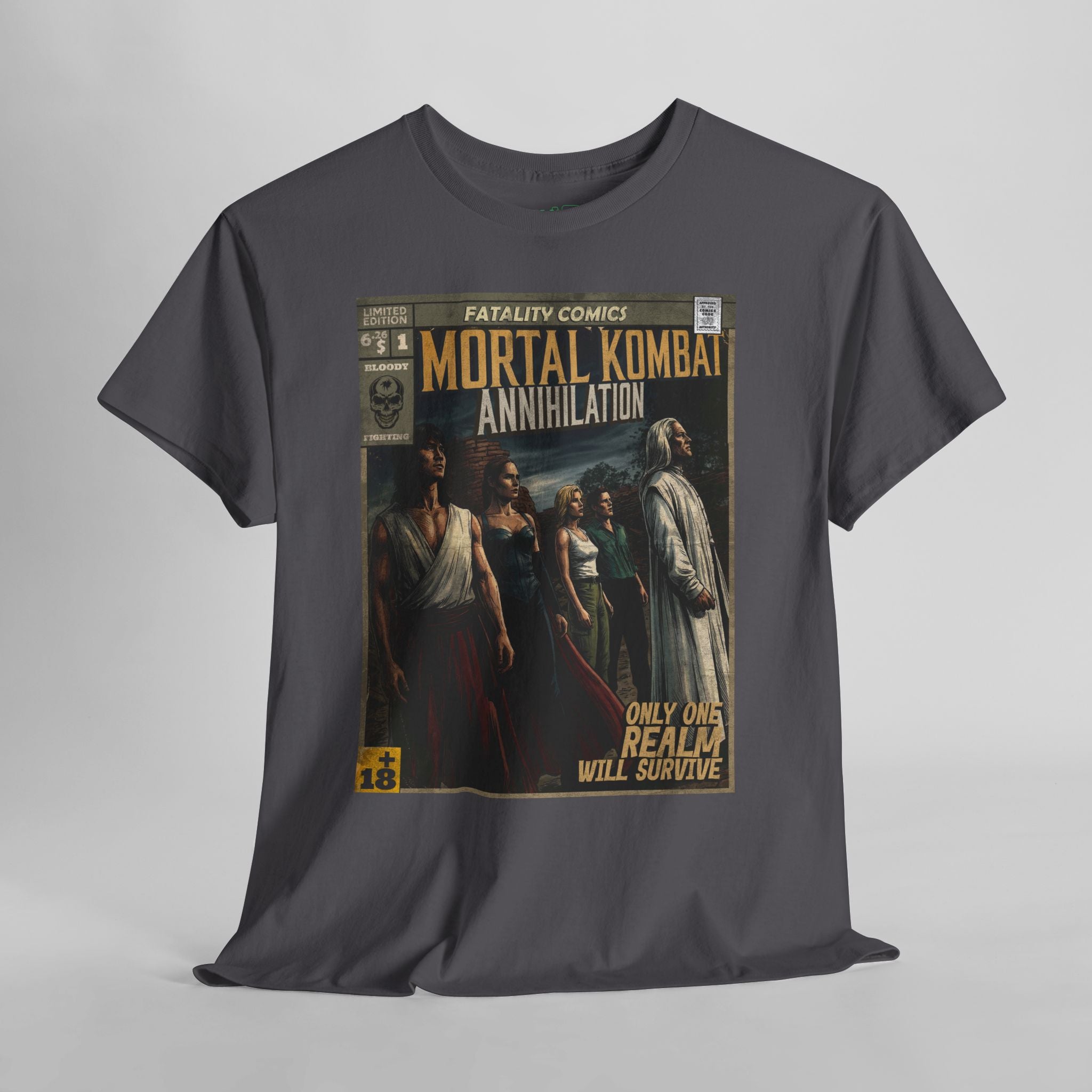 Mortal Kombat Vintage Retro Comic Cover T-Shirt