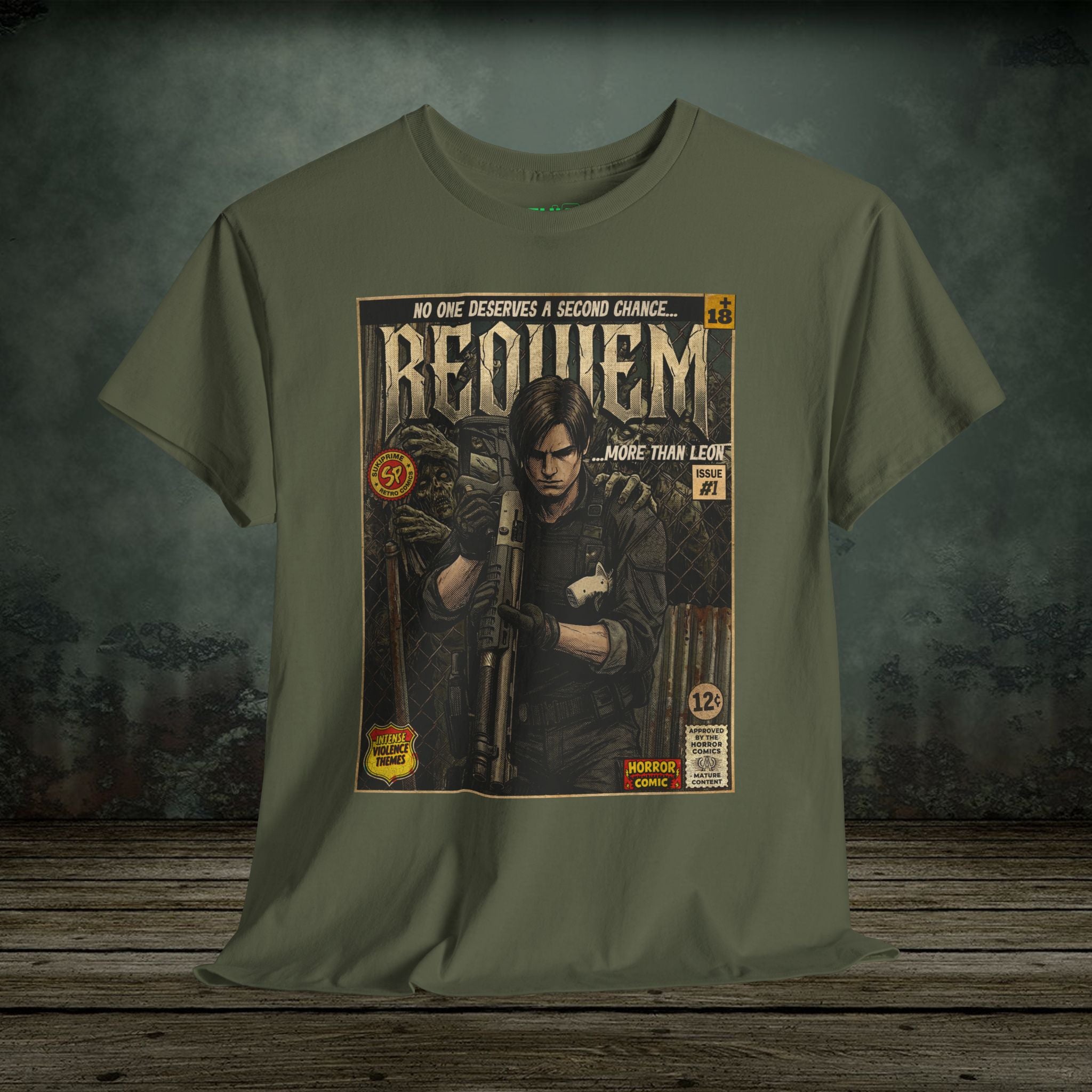 Resident Evil Requiem | Vintage Retro Gaming T-Shirt