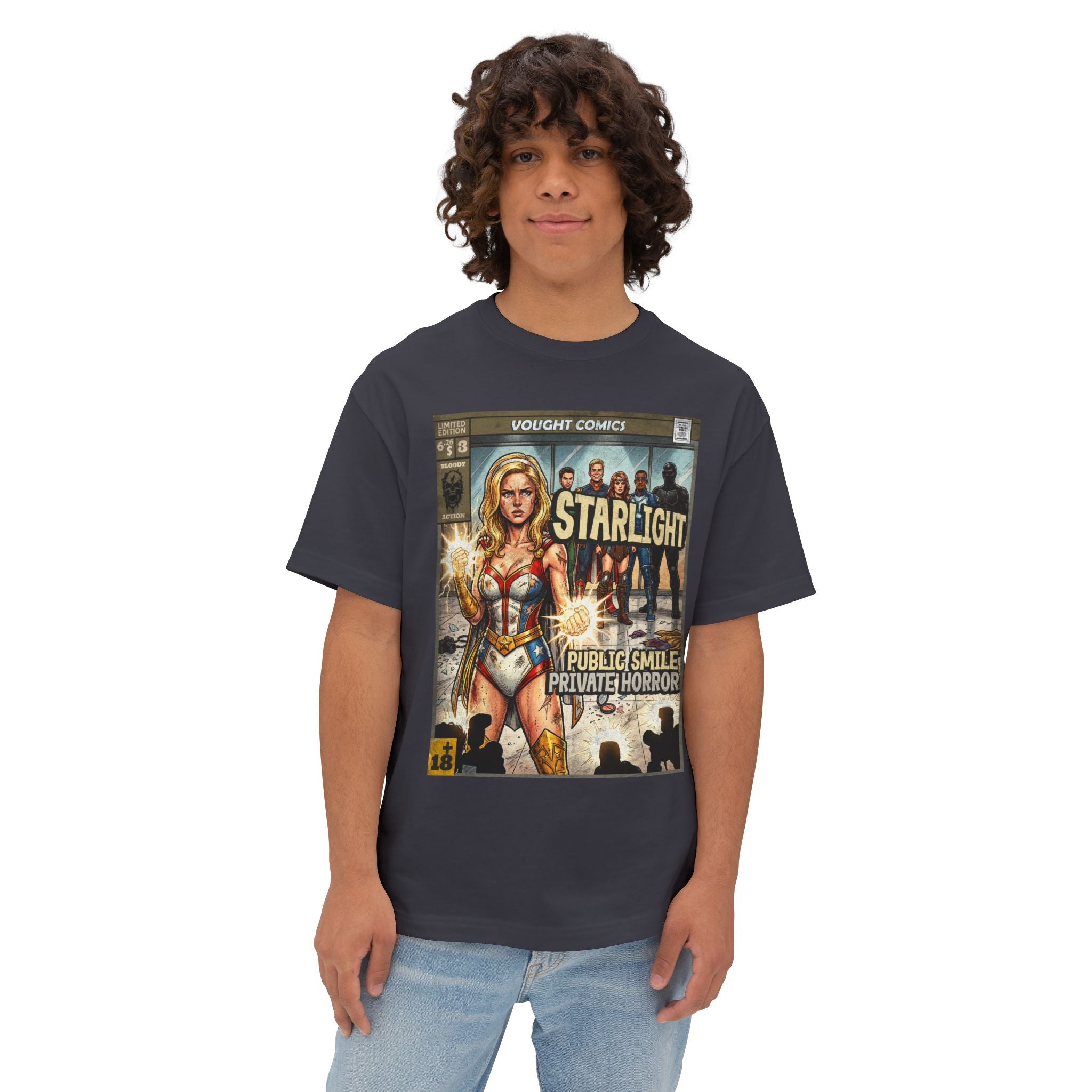 The Boys Comic Cover Oversized T‑Shirt