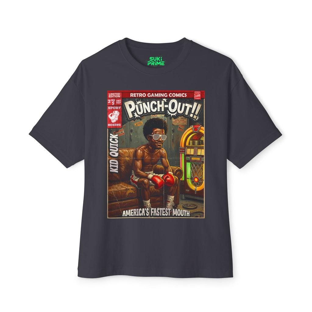 Punch-Out Kid Quick Comic Cover Oversized T-Shirt