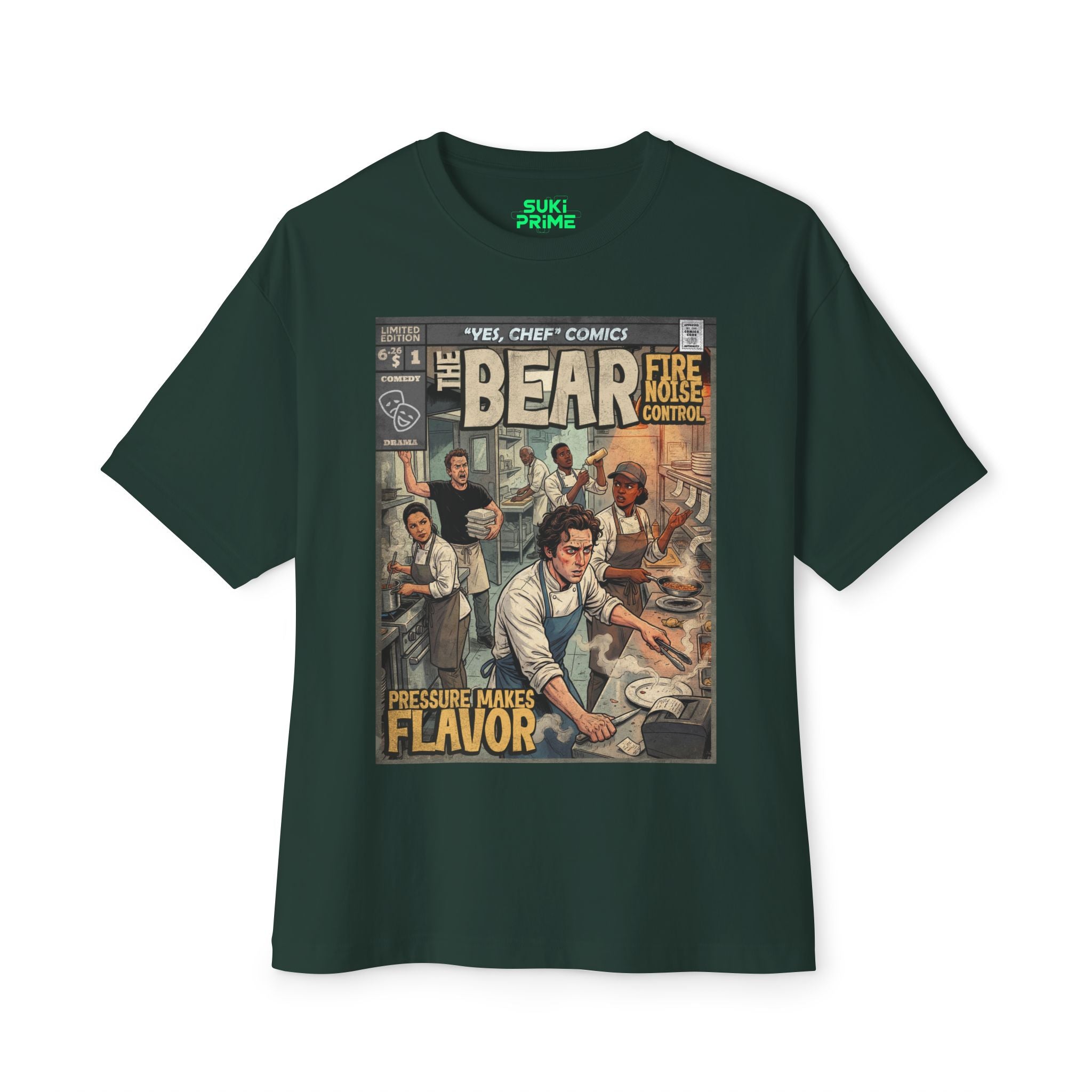 The Bear Comic Cover Oversized T‑Shirt