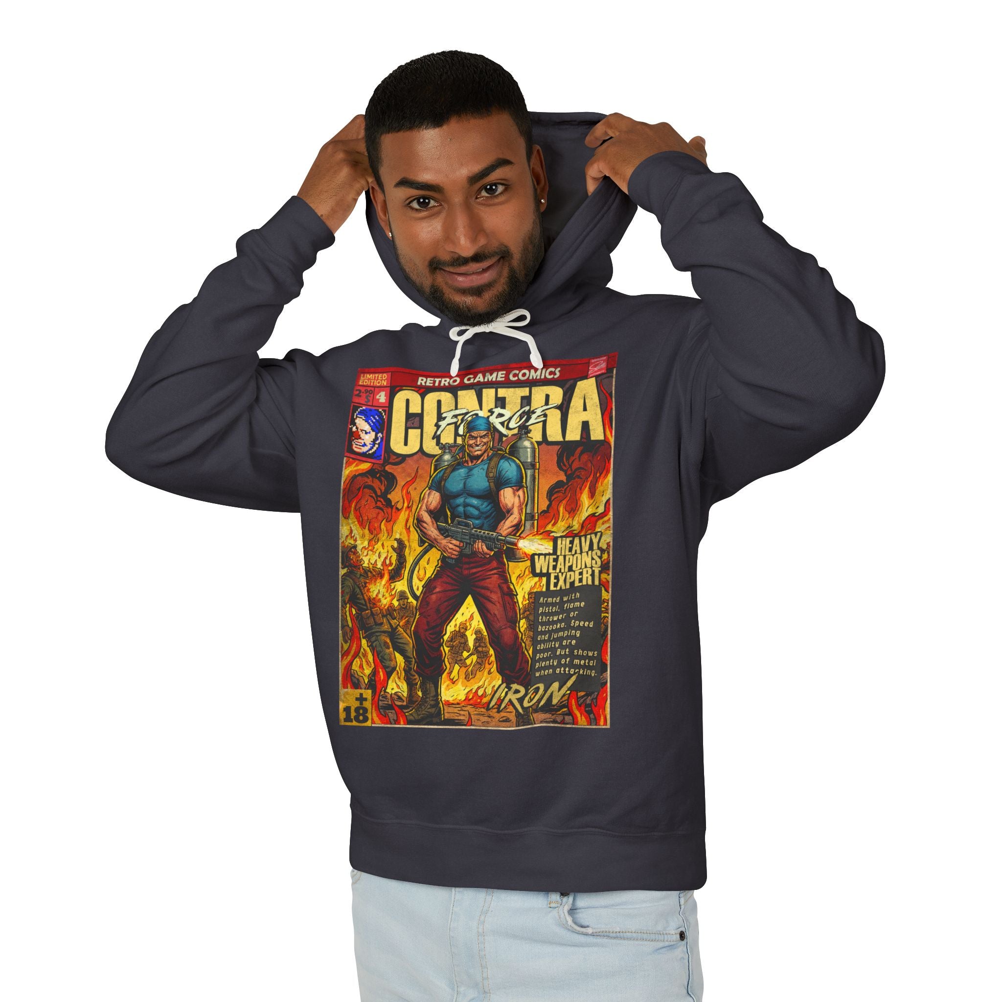 Contra Force Comic Cover Hoodie