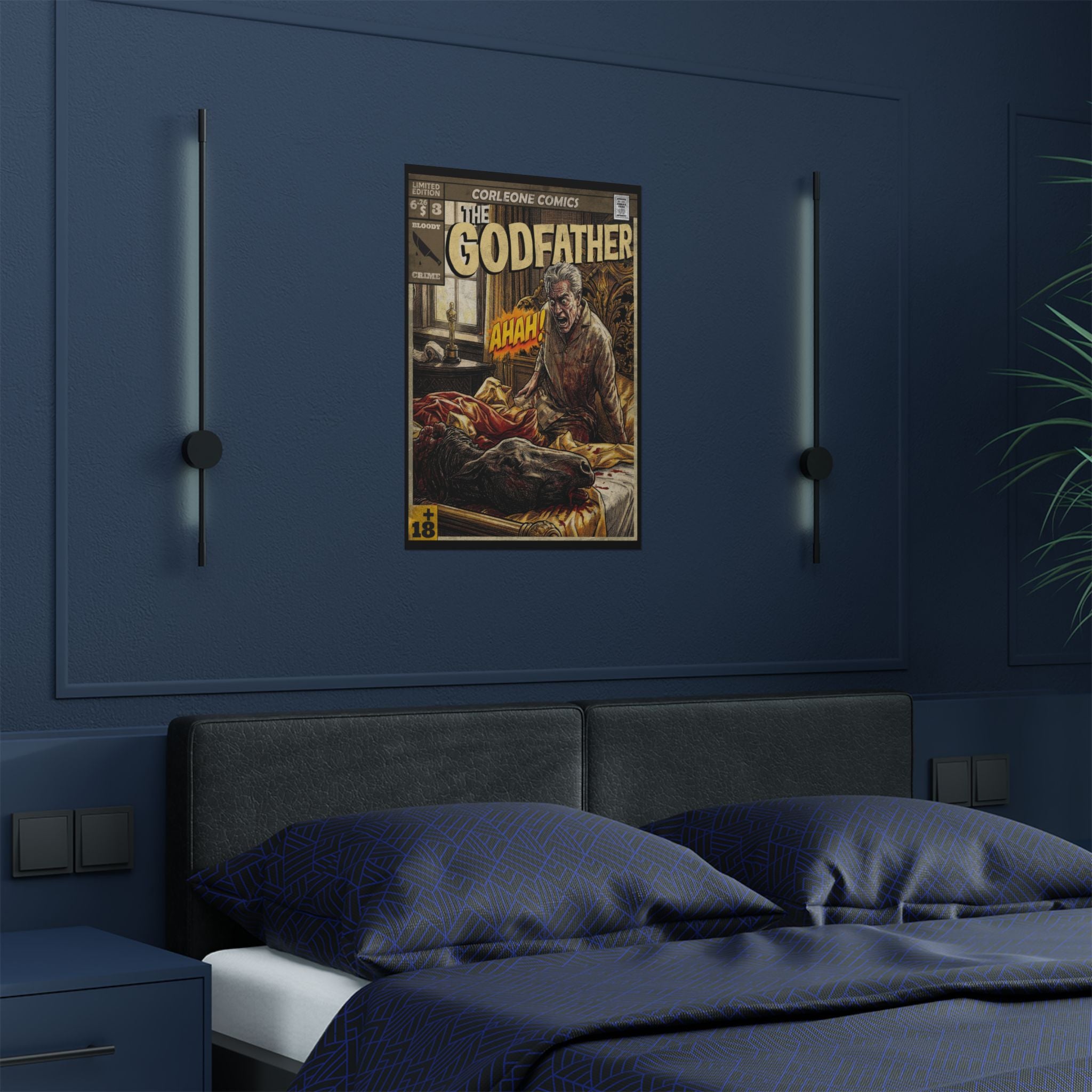 The Godfather Movie Comic Satin Poster (300gsm) 18″ x 24″ (Vertical)