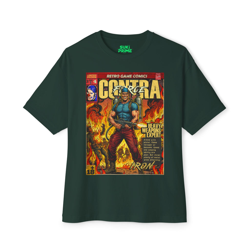 Contra Force Comic Cover Oversized T-Shirt