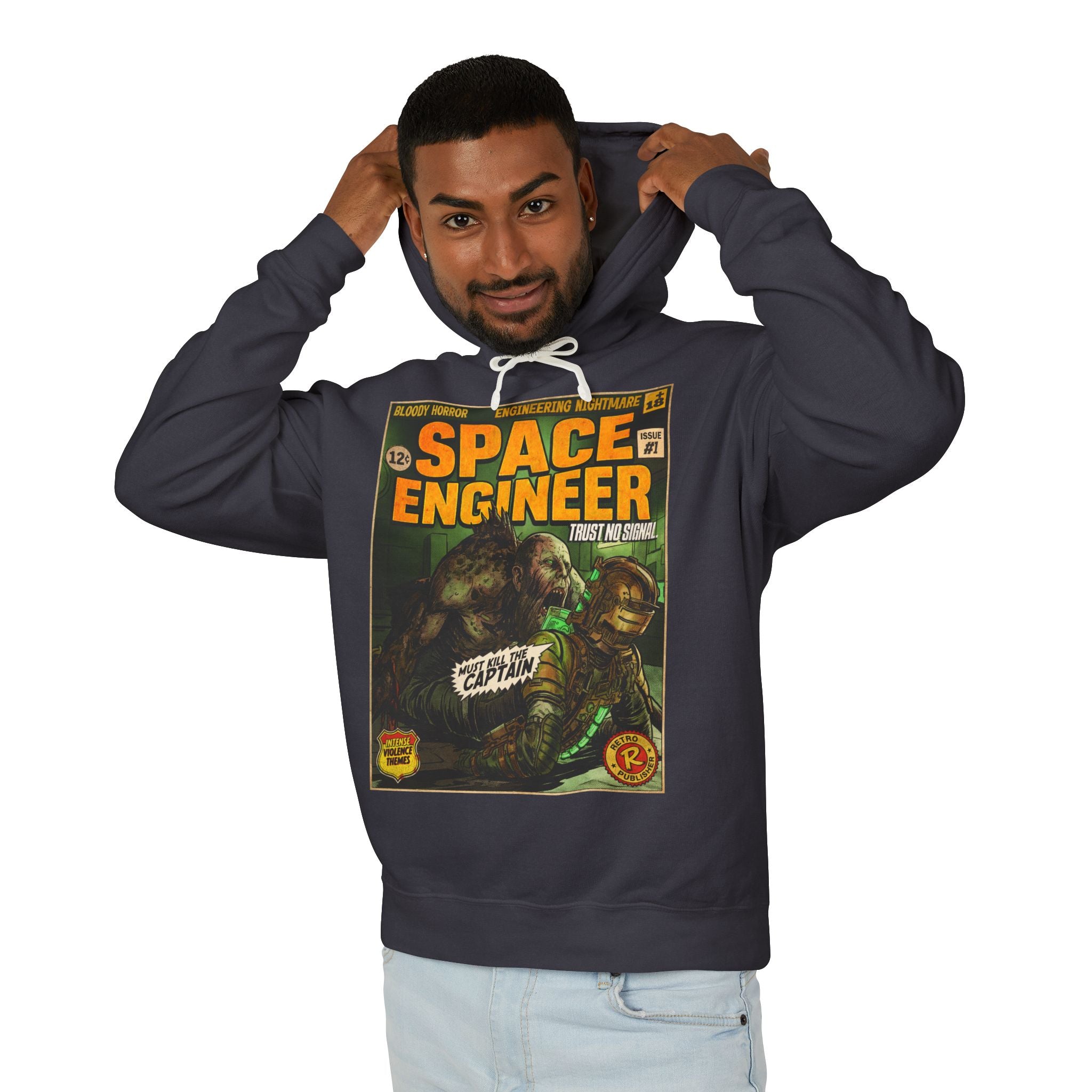 Space Engineer Comic Cover Hoodie