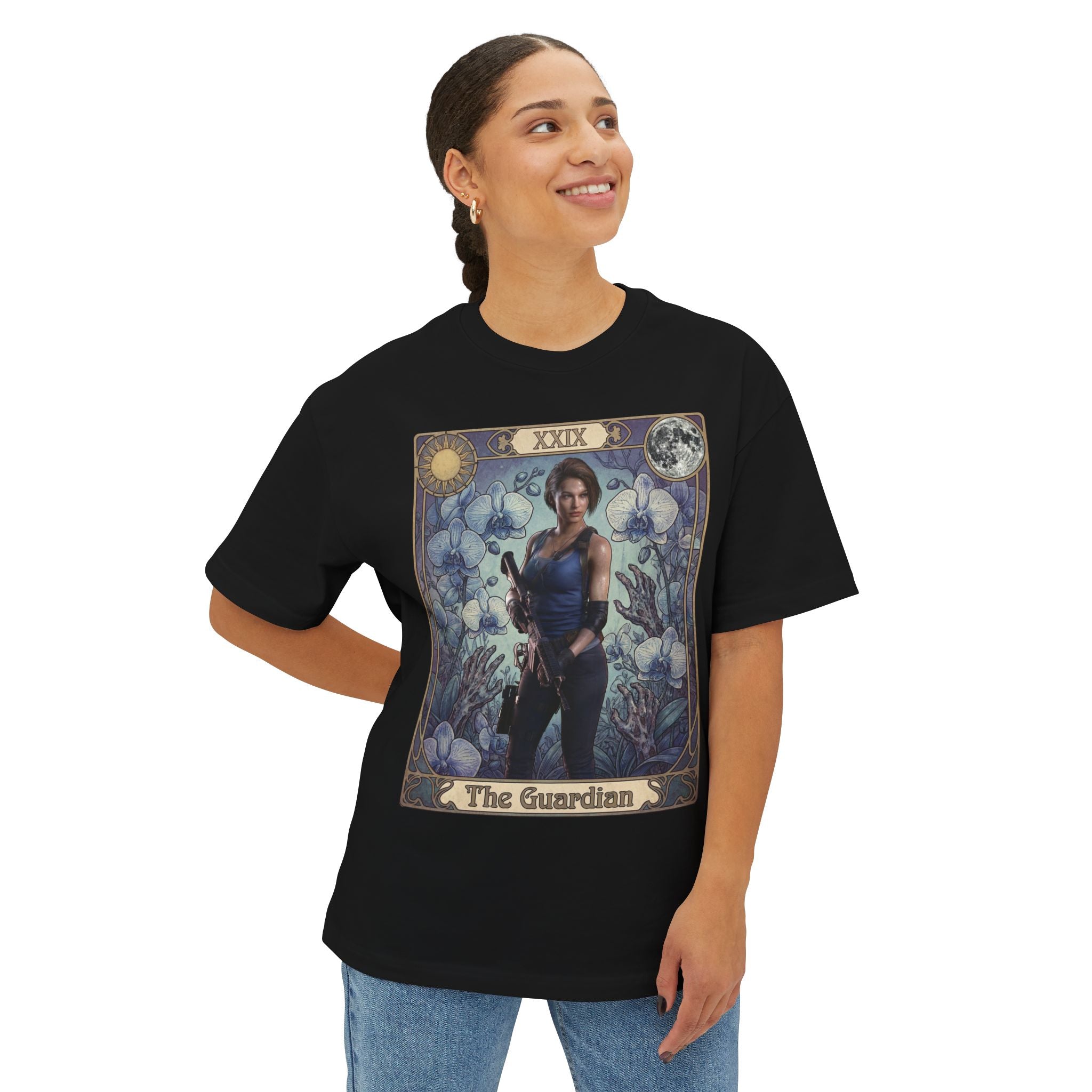 Jill Valentine Comic Cover Oversized T-Shirt