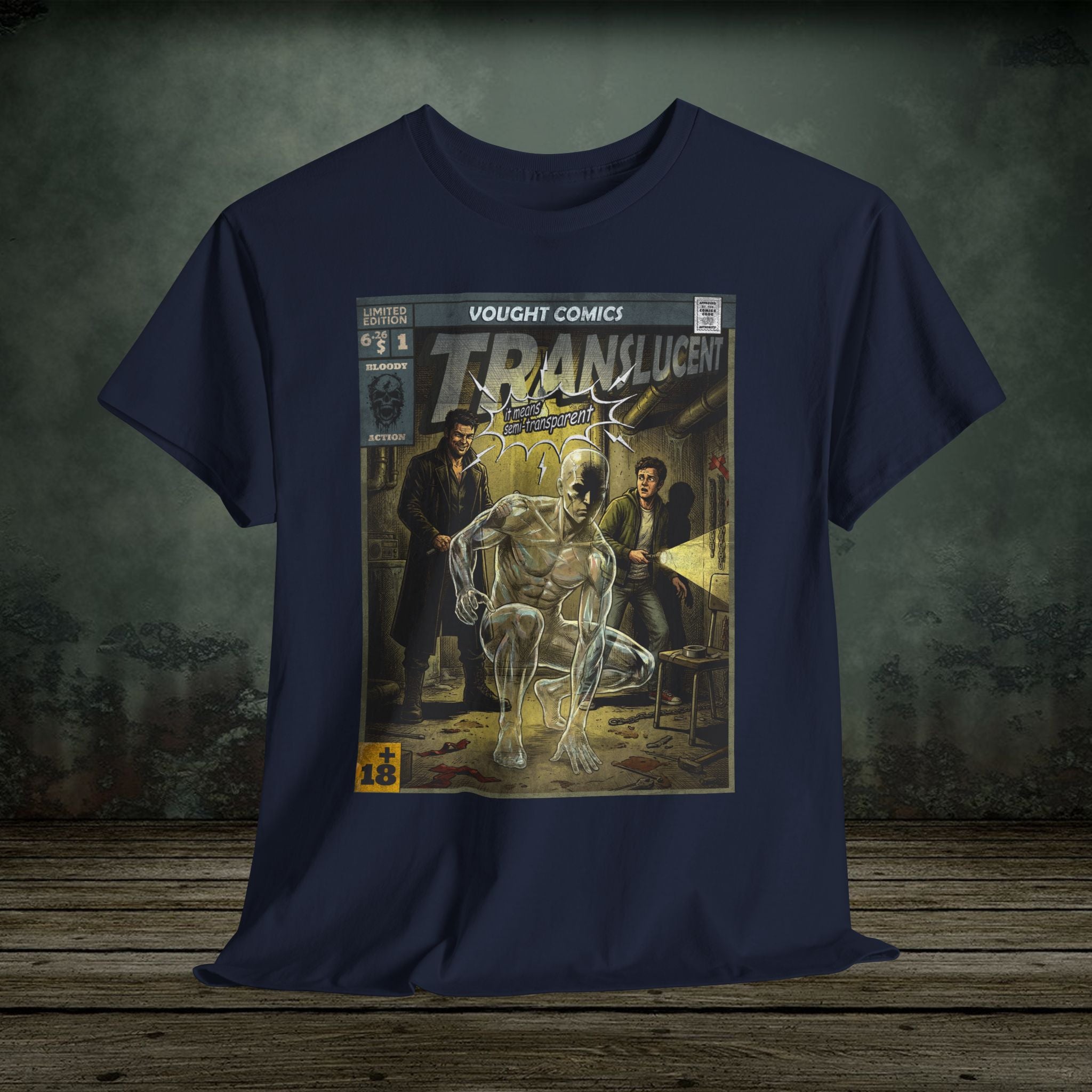 Mr. Semi-Transparent - Retro TV Series T-Shirt - SukiPrime