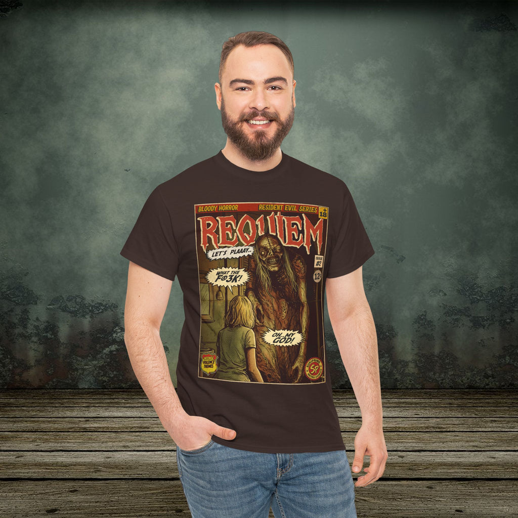 Resident Evil Requiem | Vintage Retro Gaming T-Shirt