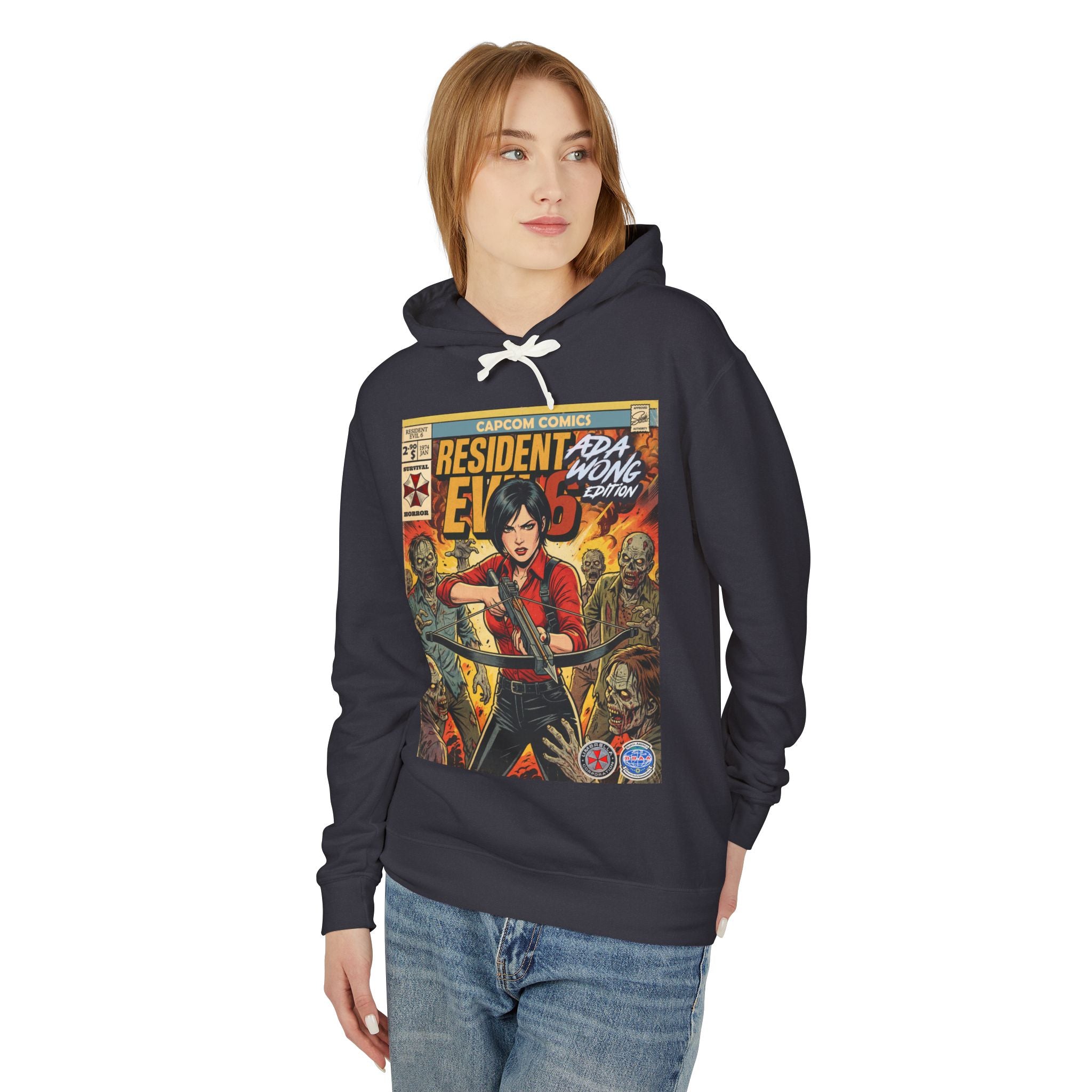 Ada Wong Resident Evil Comic Cover Hoodie