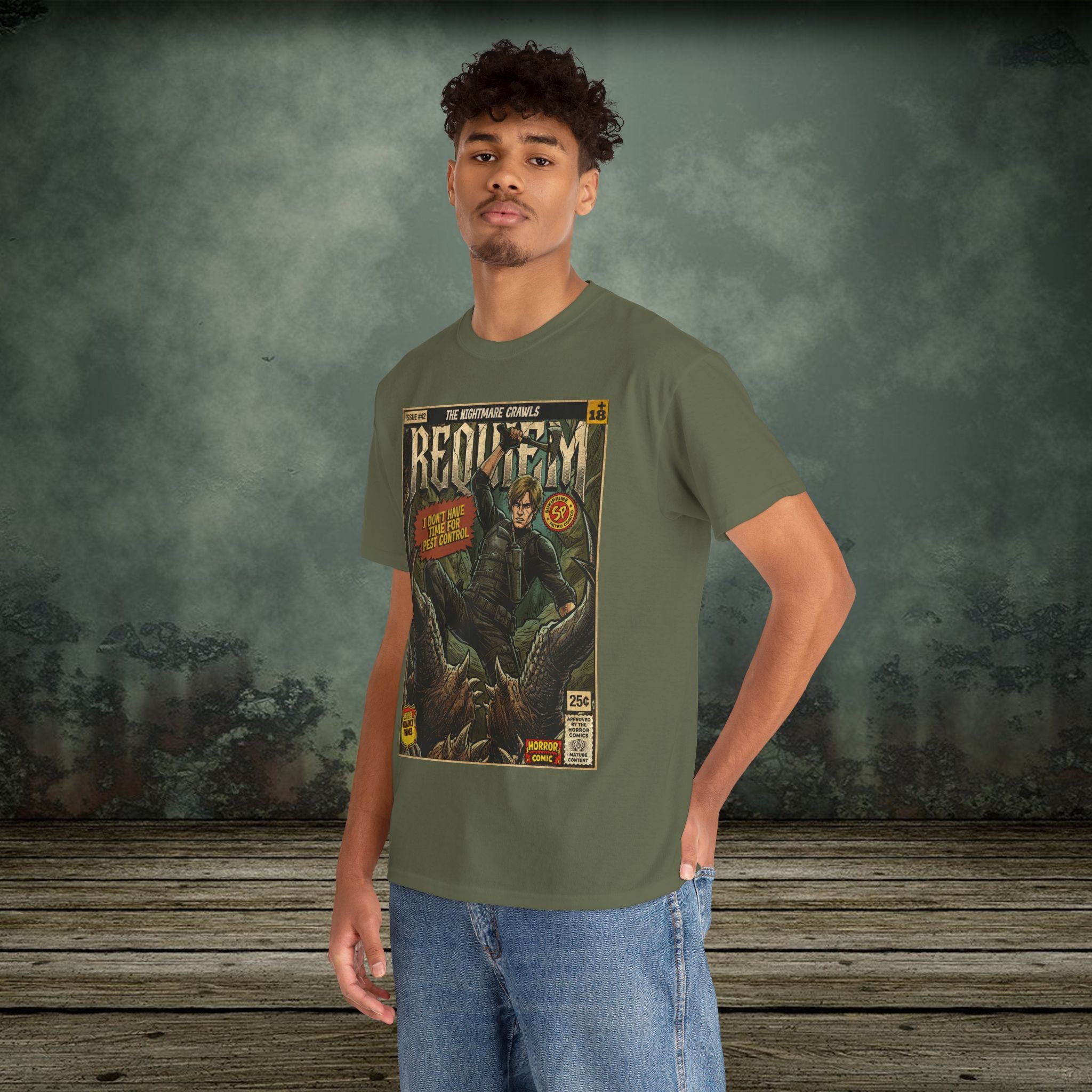 Resident Evil Requiem | Vintage Retro Gaming T-Shirt