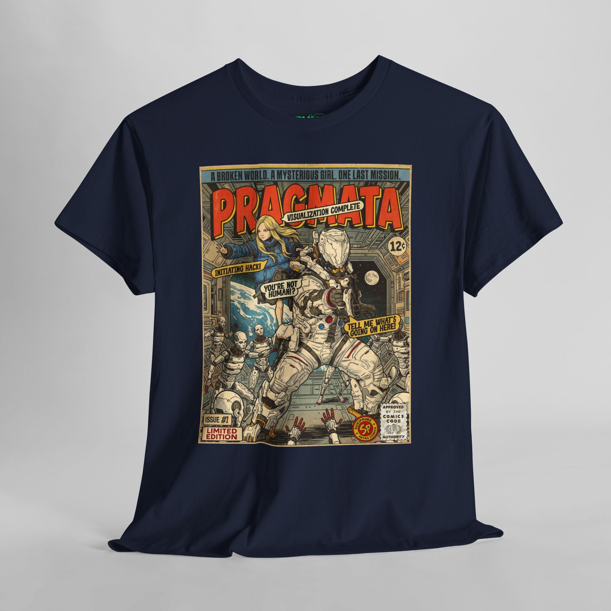 Pragmata Game Comic Art T-Shirt