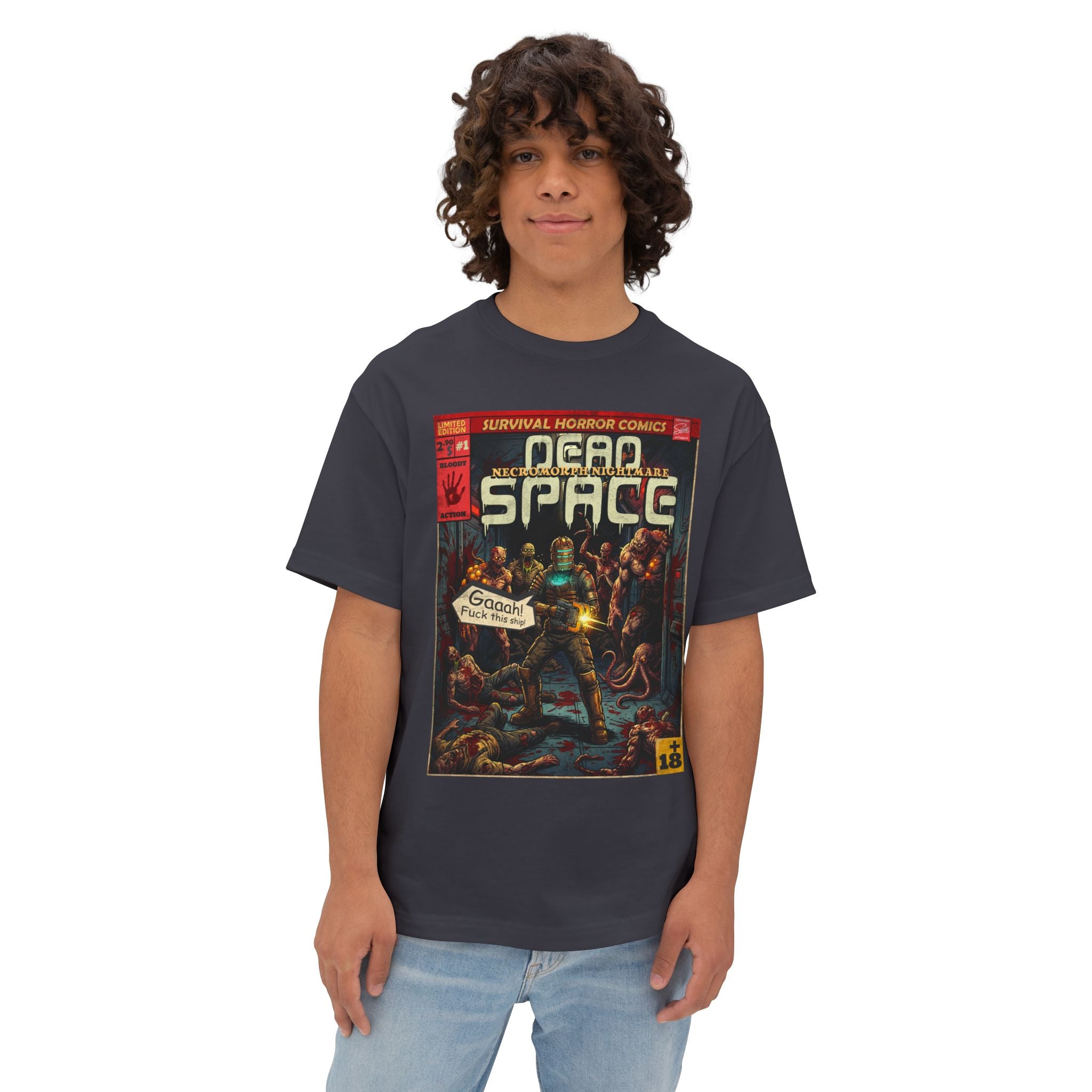 Dead Space Comic Cover Oversized T-Shirt