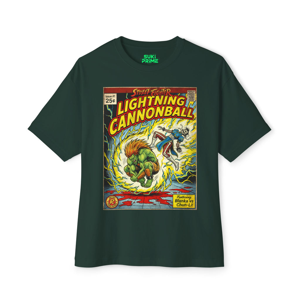 Blanka Street Fighter Comic Cover Oversized T-Shirt