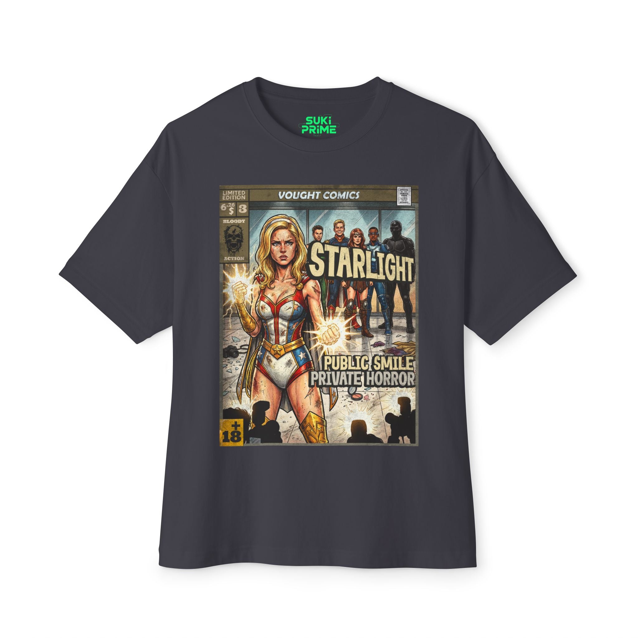 The Boys Comic Cover Oversized T‑Shirt