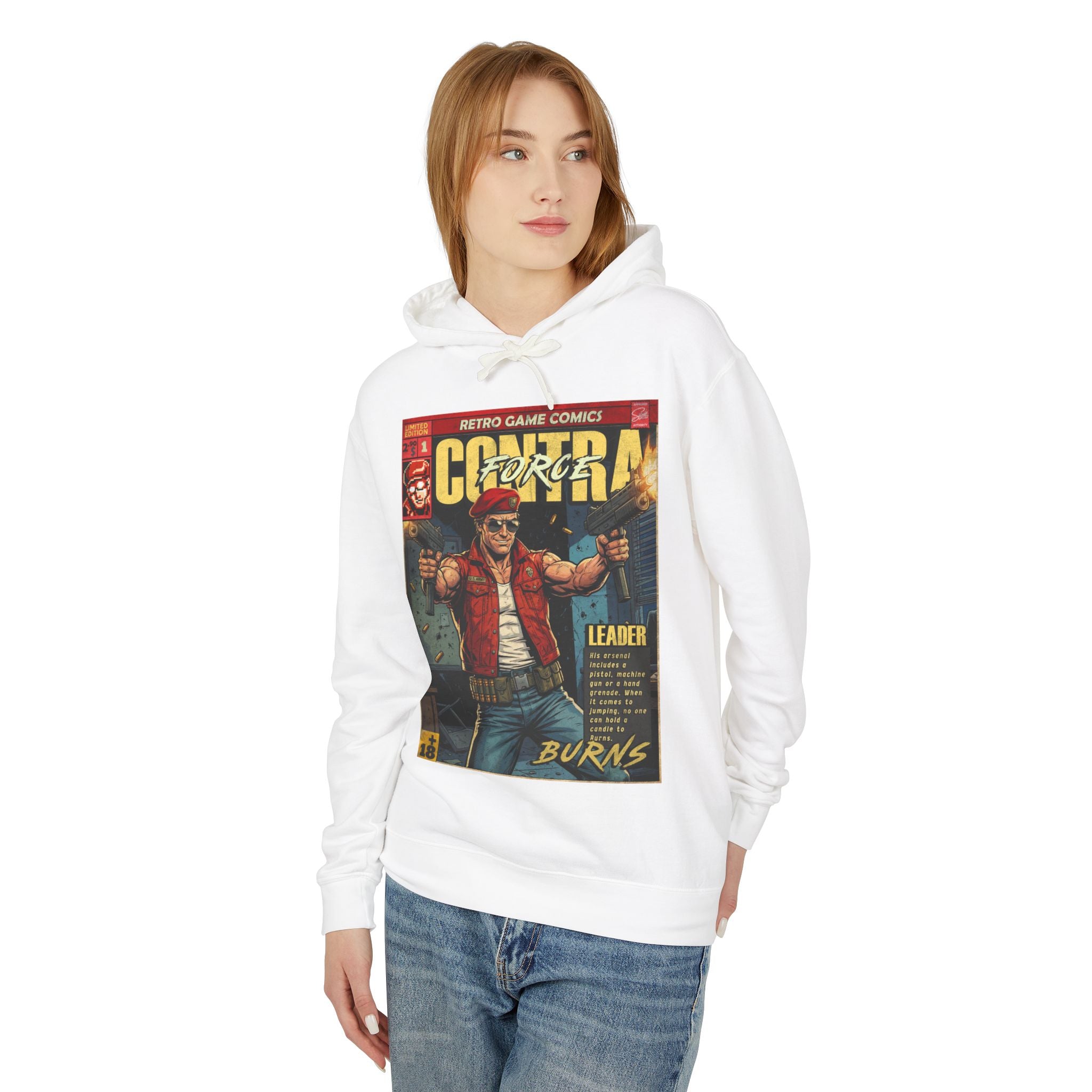 Contra Force Street Fighter Comic Cover Hoodie