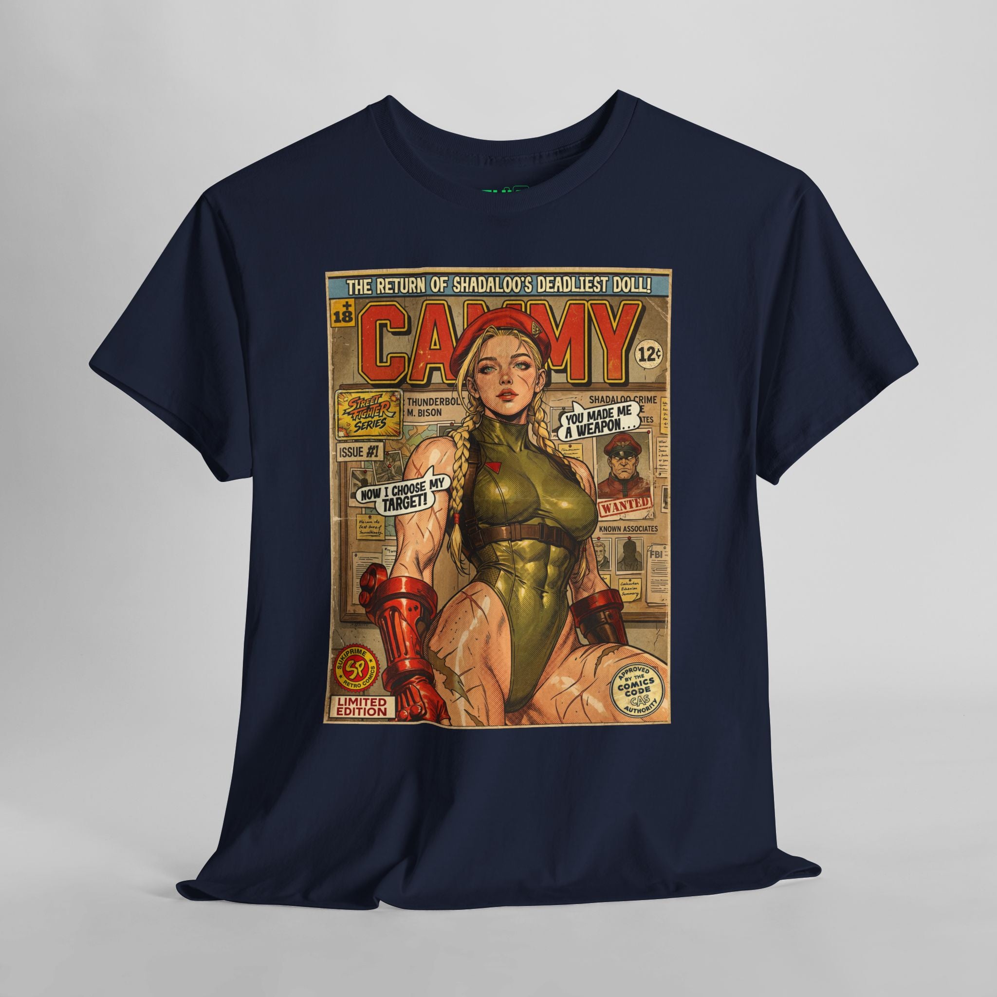 Cammy Street Fighter Comic Art T-Shirt