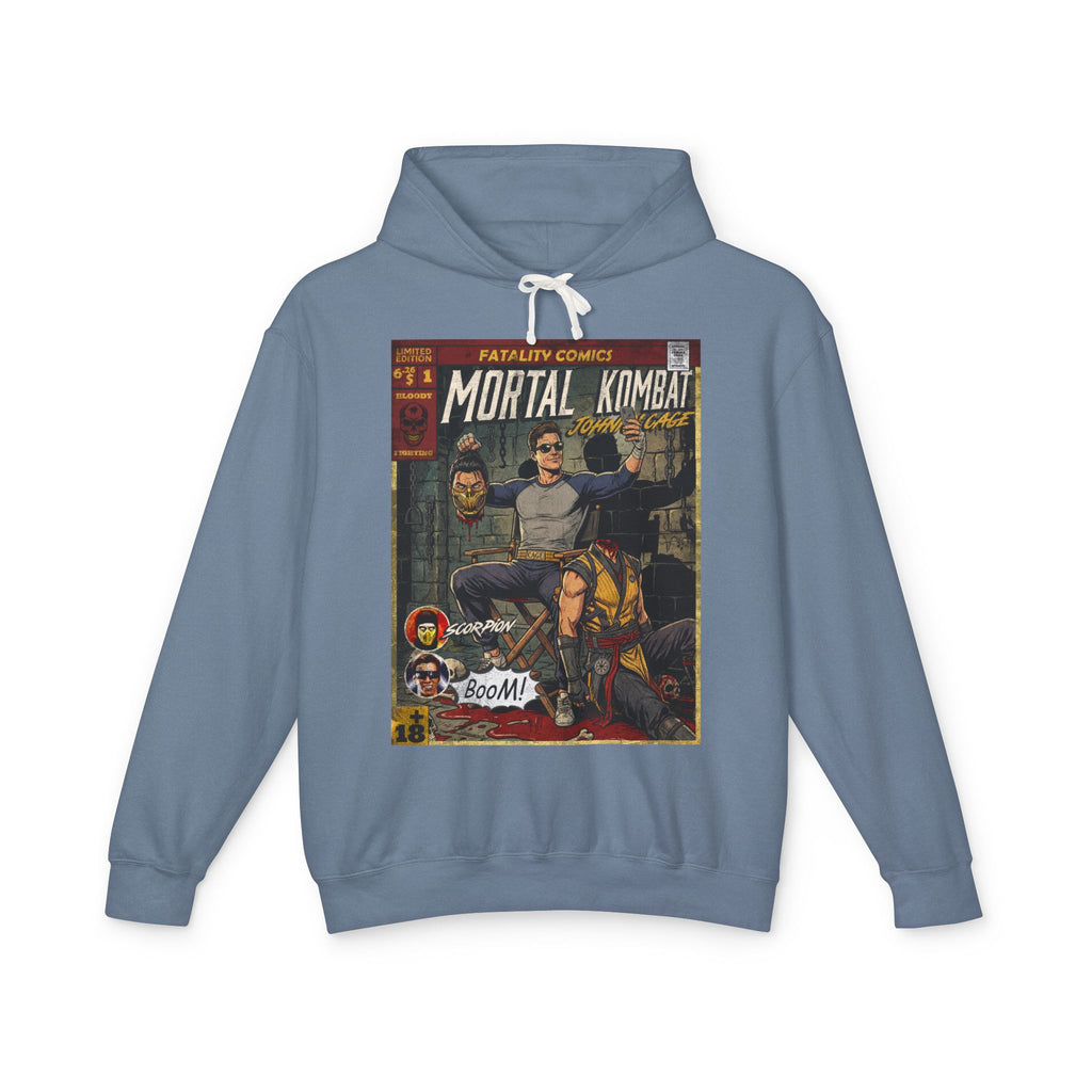 Johnny Cage Mortal Kombat Comic Cover Hoodie