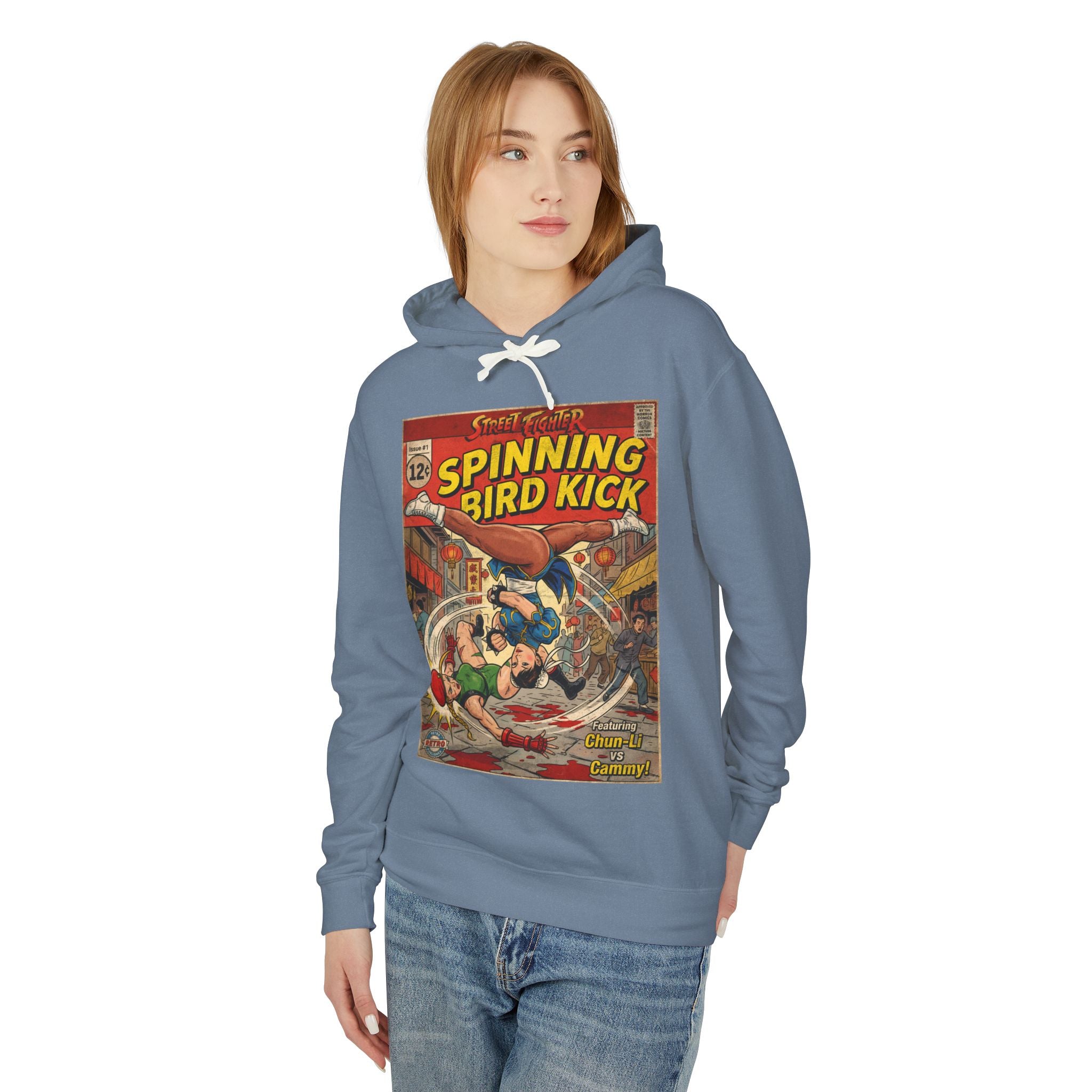Chun-Li Street Fighter Comic Cover Hoodie