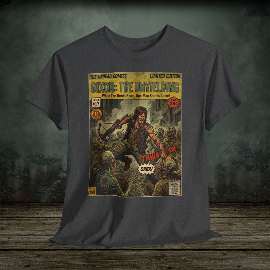 Retro Walking Dead TV Series Comic Art T-Shirt by SukiPrime